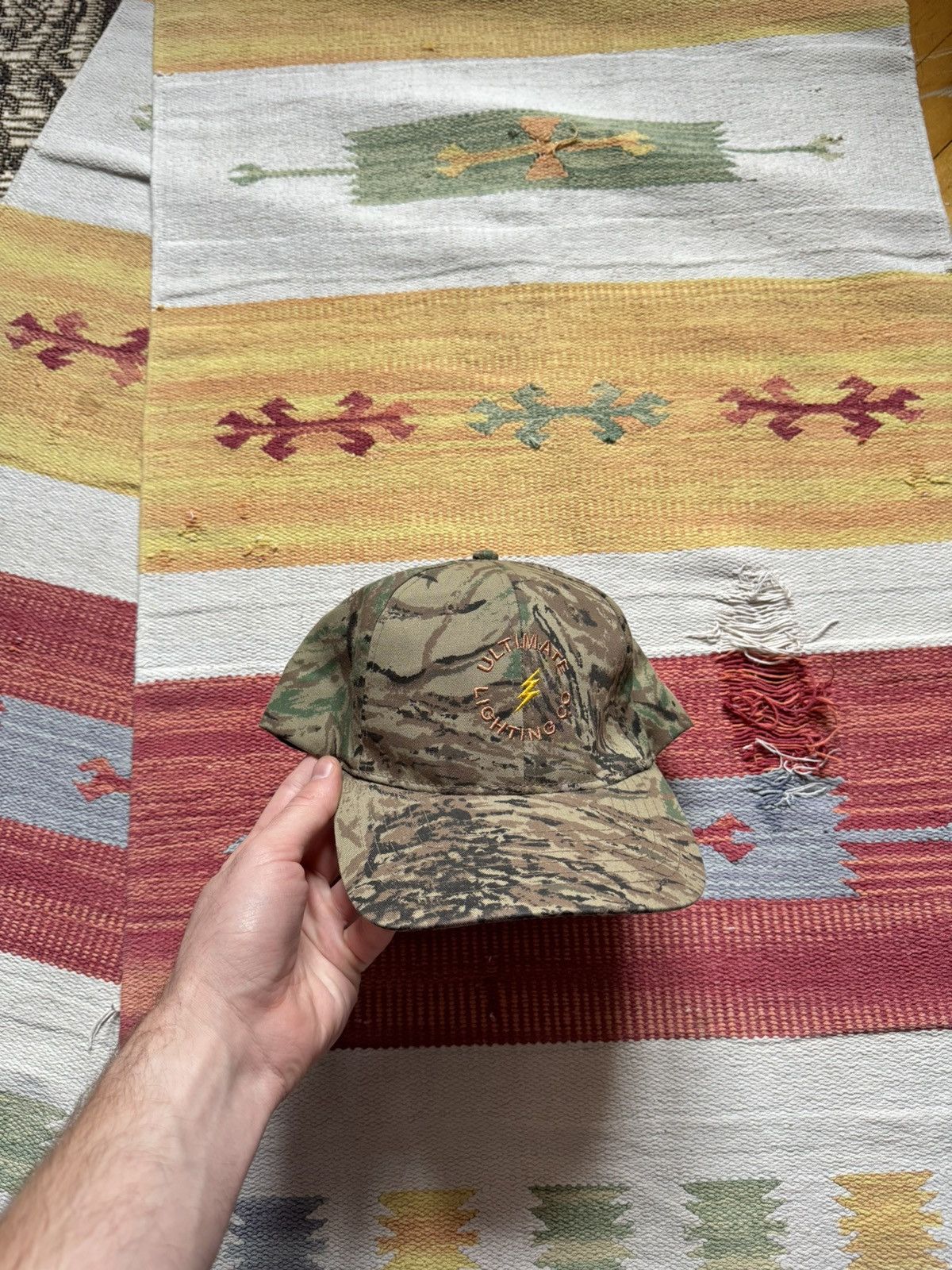 Vintage Vintage 90’s Ultimate Lighting Co Working Camo by KC Hat Size ONE SIZE - 1 Thumbnail