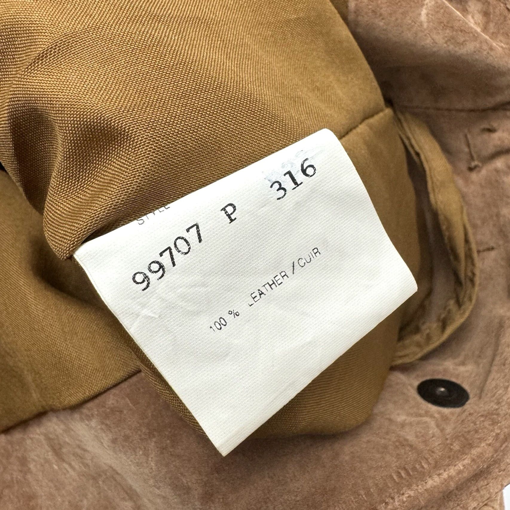Vintage VINTAGE Margaret Godfrey Skirt A-Line Leather Brown Lined 10P Petite Women Long Size 32" / US 10 / IT 46 - 6 Thumbnail