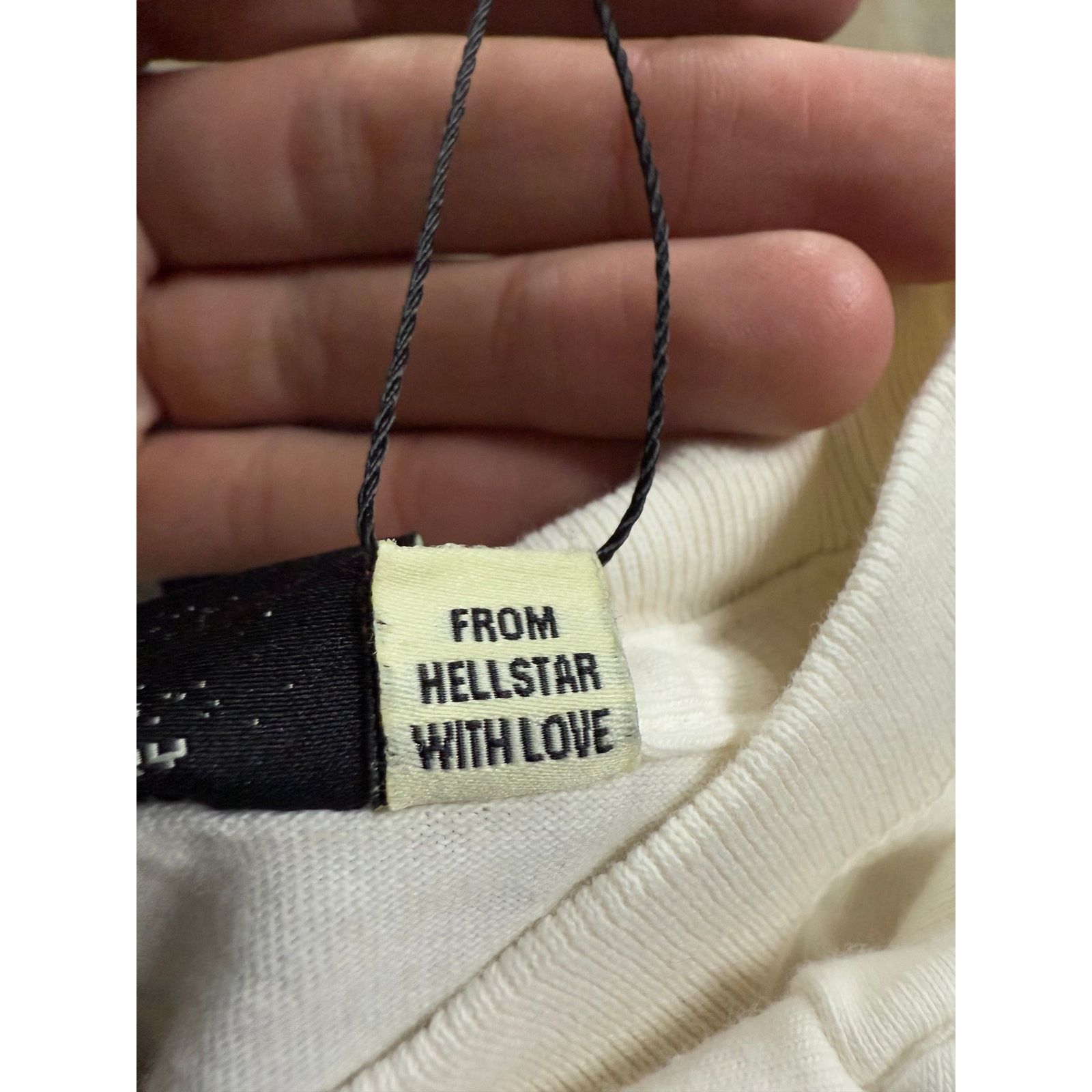 HELLSTAR Hellstar Paradise Tee Cream Black Used XS Size US XS / EU 42 / 0 - 7 Thumbnail