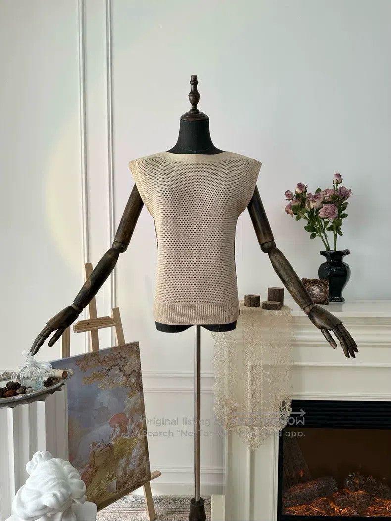 Hermes Hermes Pure Cotton Casual H Embroidered Sleeveless Slim Kn Size XS / US 0-2 / IT 36-38 - 1 Thumbnail
