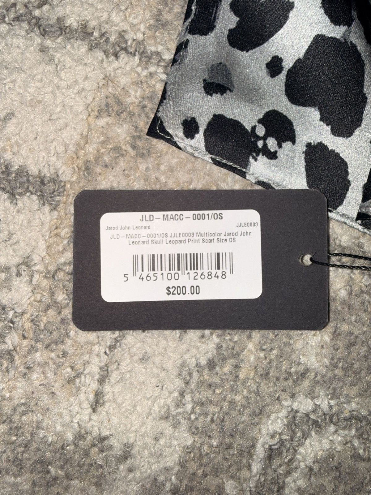 Jarod John Leonard Jarod John Leonard Leopard Print Scarf Size ONE SIZE - 4 Thumbnail