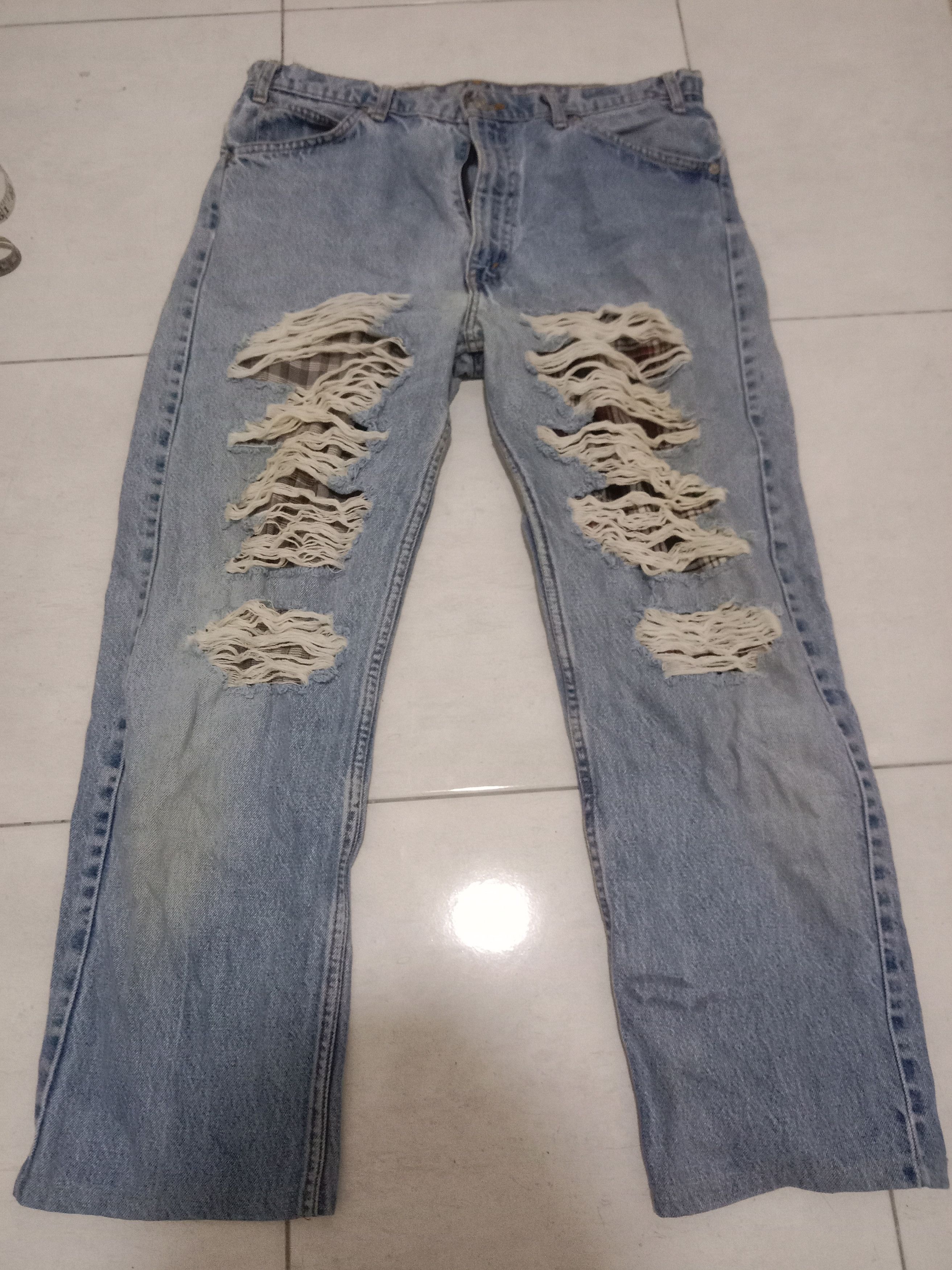 Hysteric Glamour Rare Distressed Denim vintage Levis Size US 34 / EU 50 - 4 Thumbnail