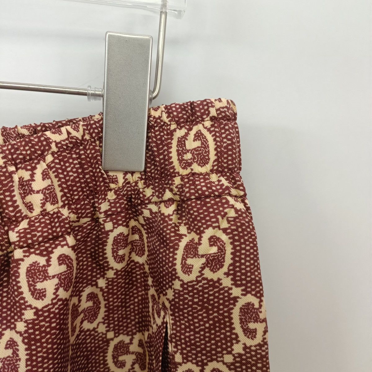 Gucci Gucci GG Pattern Twill Silk Casual Pants K26WX Size 32" / US 10 / IT 46 - 3 Thumbnail