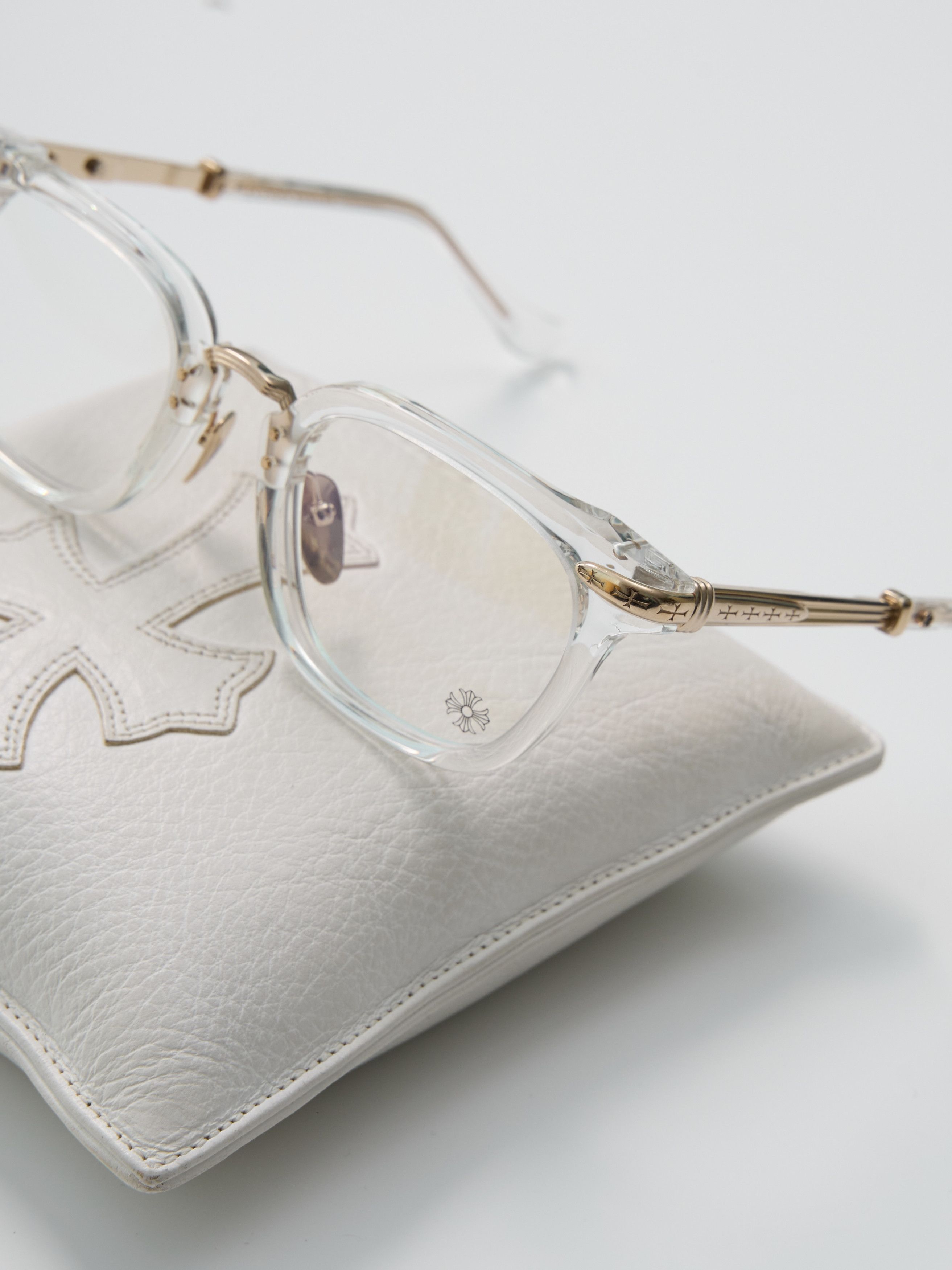 Chrome Hearts CHROME HEARTS TITANASLUVR CRYSTAL/GOLD PLATED- Size ONE SIZE - 4 Thumbnail