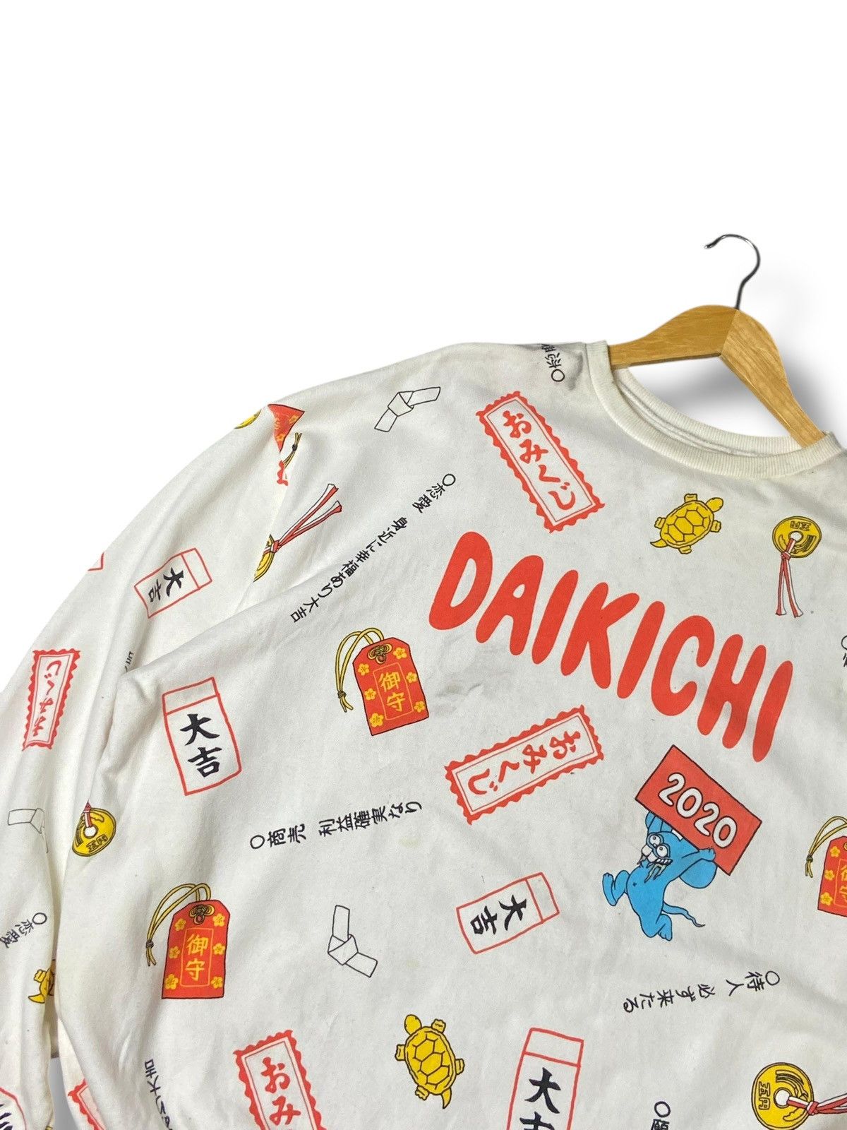 Japanese Brand × Vintage PUNYUS x Daikichi Fullprint Baggy Sweatshirt (119) Size US XL / EU 56 / 4 - 5 Thumbnail