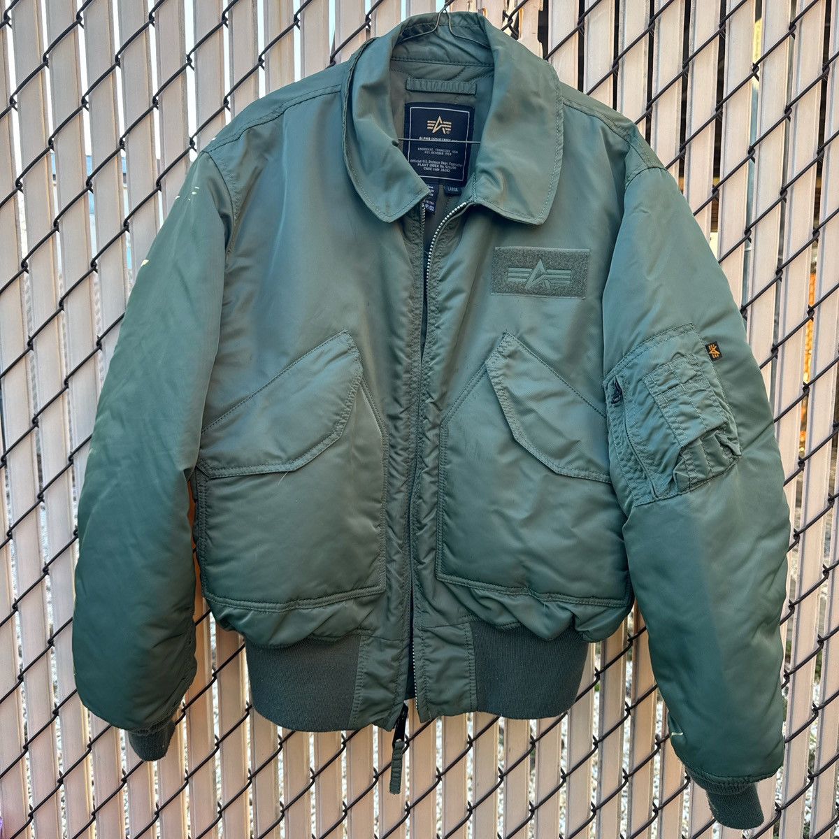 Alpha Industries × Bomber Jacket × Us Air Force Alpha