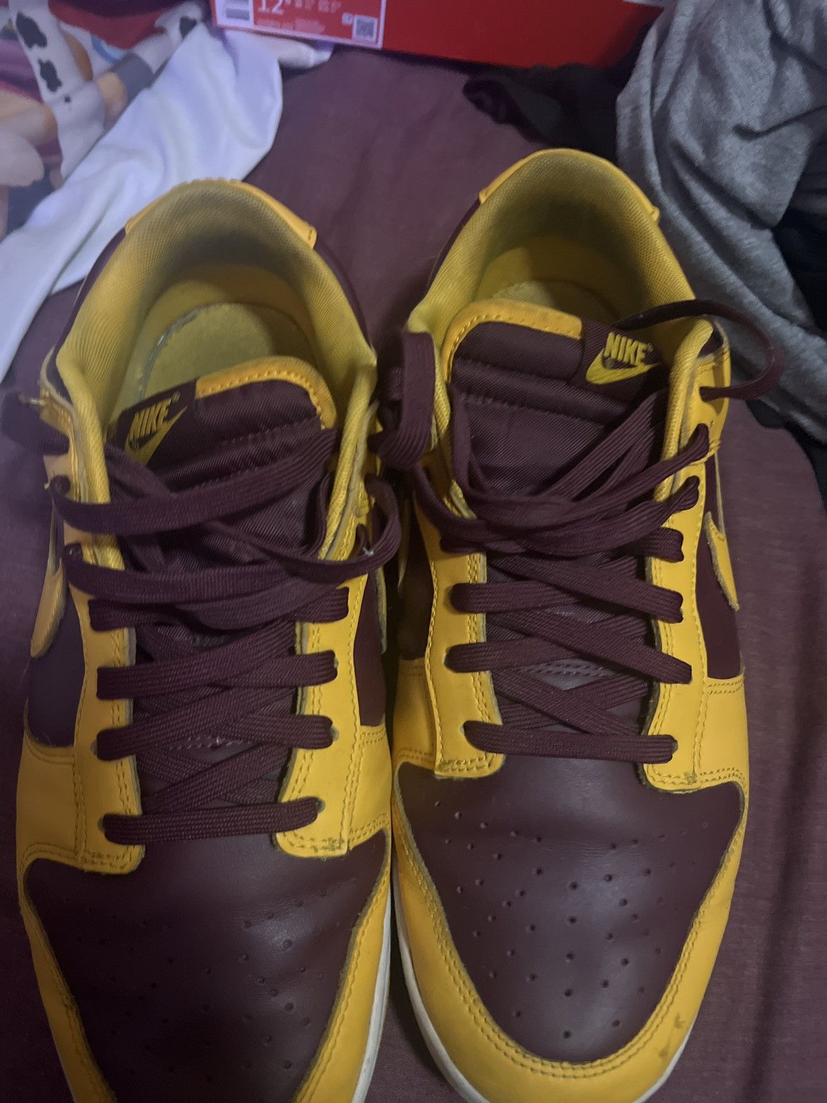 Nike Nike dunk low Arizona State Size US 12 / EU 45 - 3 Thumbnail