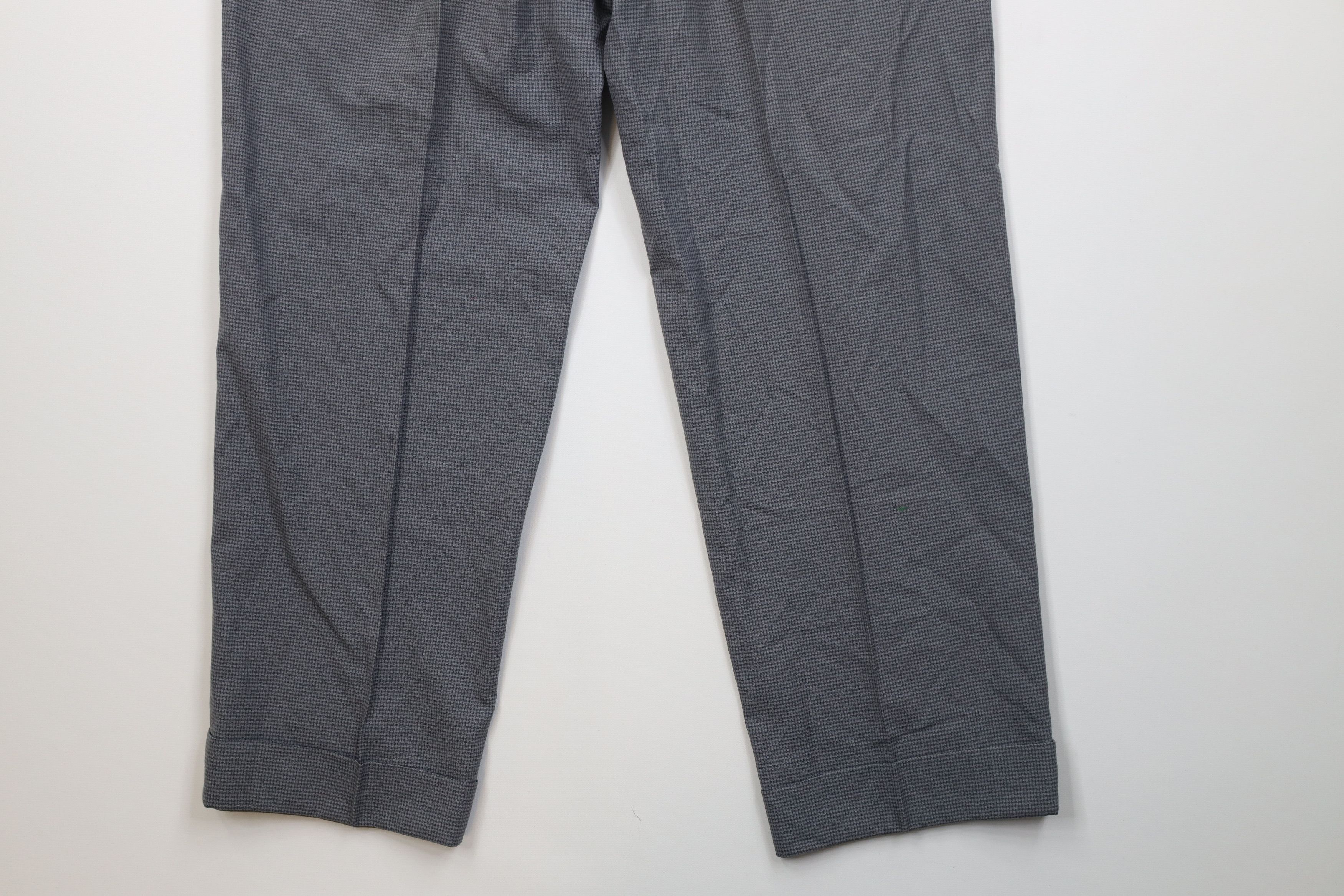 Vintage Vintage 30s Rockabilly Wool Blend Chino Pants Houndstooth Size US 34 / EU 50 - 15 Thumbnail