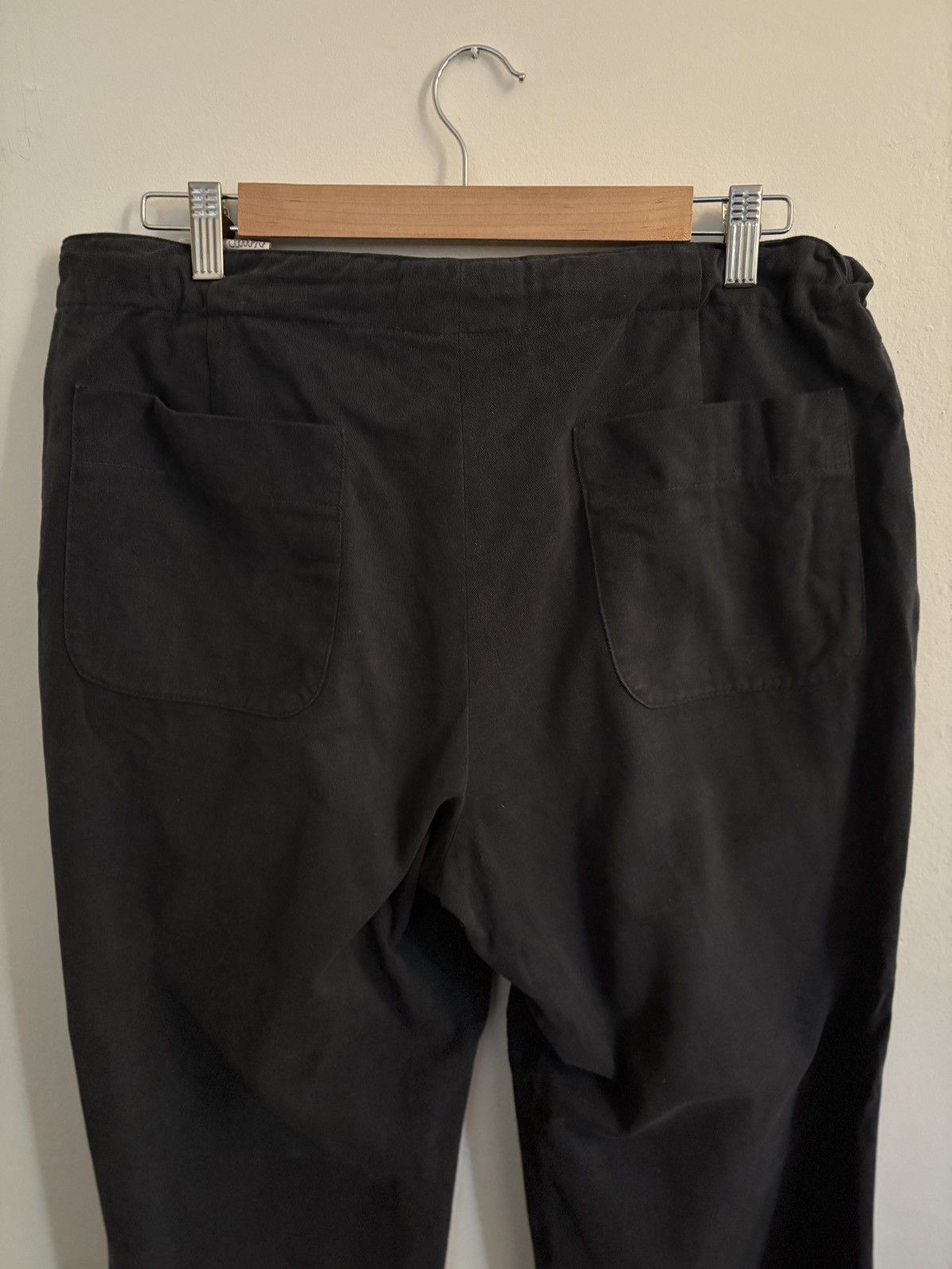 Stoffa Stoffa Single Pleat Peached Cotton Trouser (Dark Indigo) Size US 31 - 5 Thumbnail