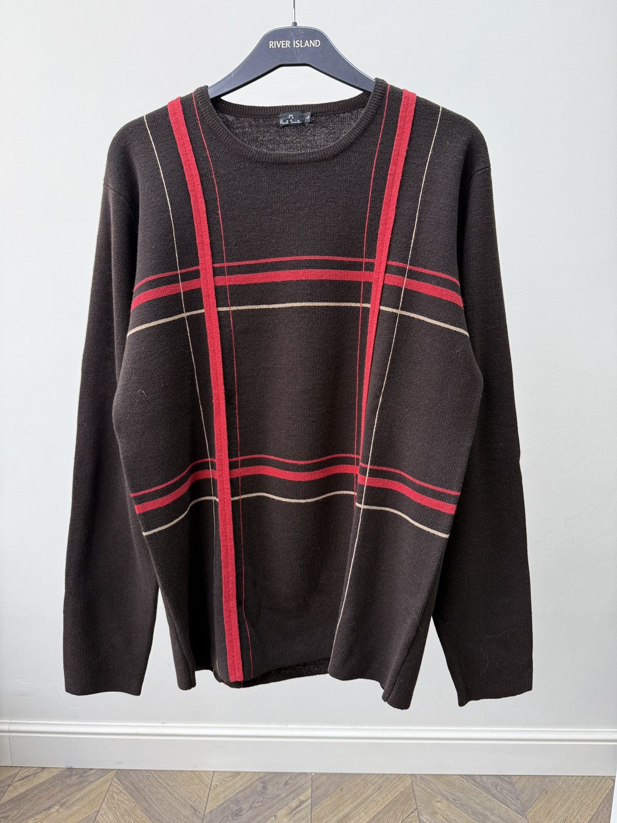 Paul Smith Vintage PS Paul Smith Mens Sweater Stripe Crewneck Knit Size US L / EU 52-54 / 3 - 2 Thumbnail