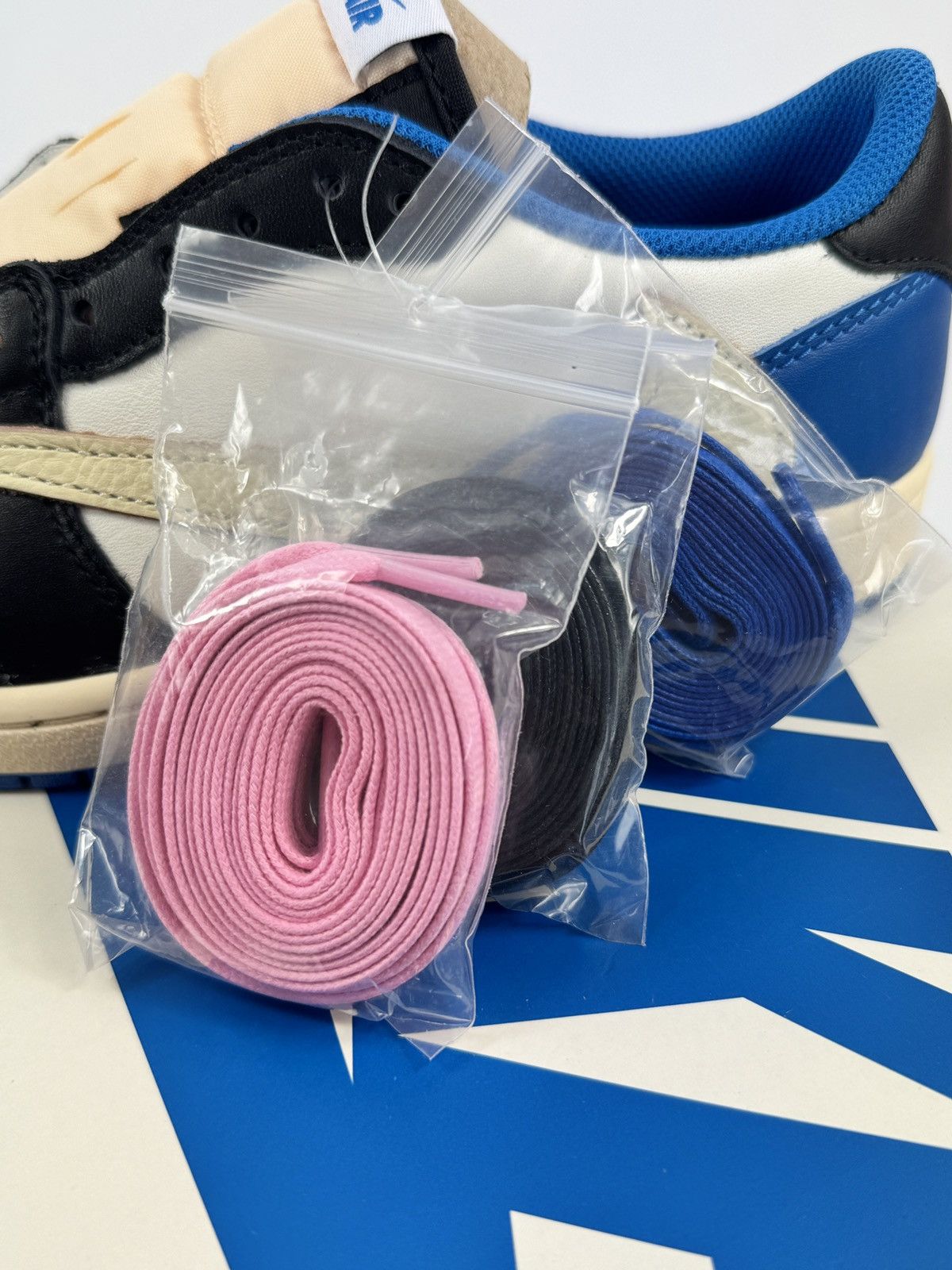 Nike × Travis Scott JORDAN 1 RETRO LOW FRAGMENT X TRAVIS SCOTT SNEAKERS Size US 8 / EU 41 - 18 Thumbnail