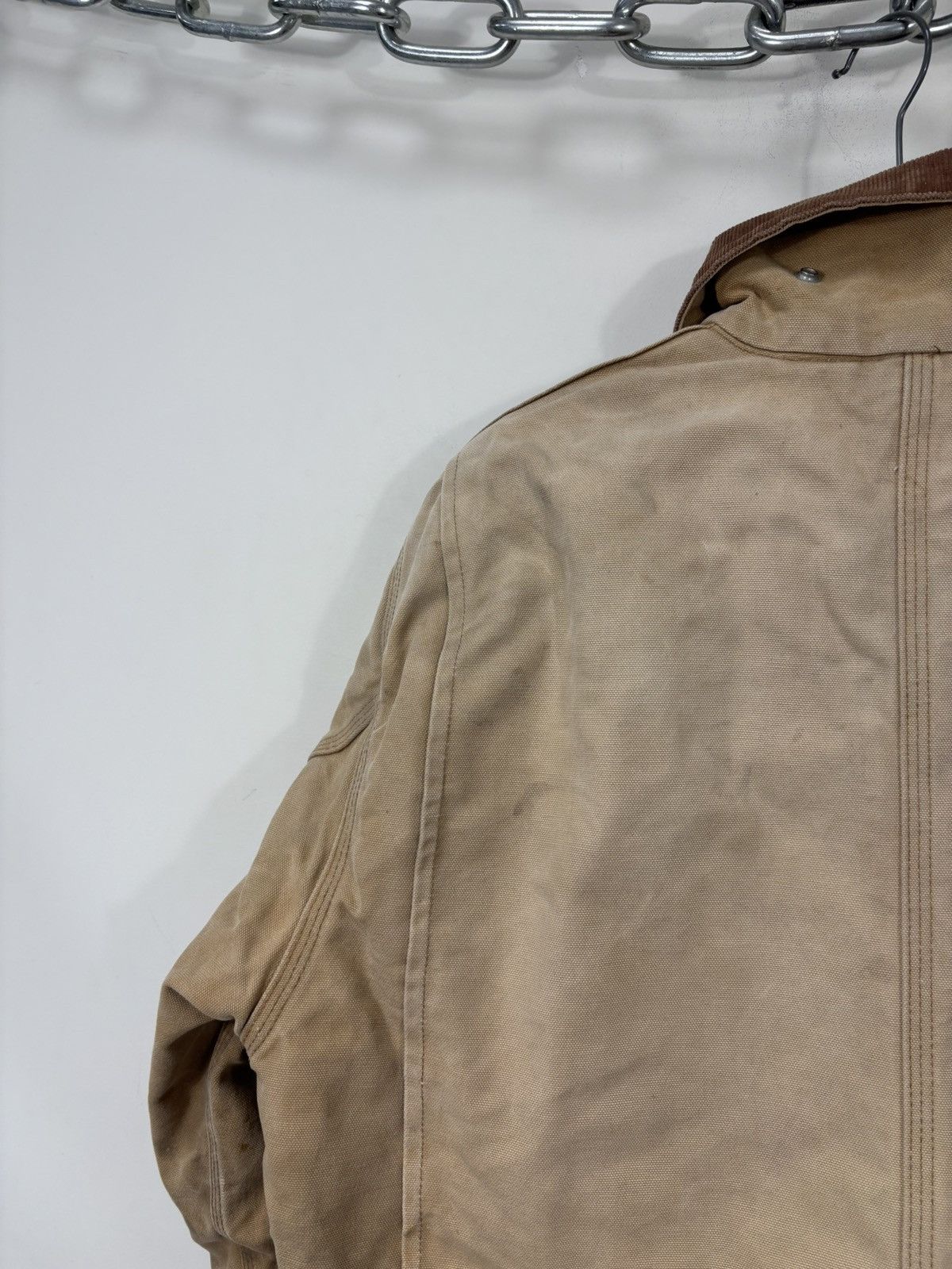 Carhartt Vintage 90s Carhartt Made In USA Faded Boxy Cropped Jacket Size US L / EU 52-54 / 3 - 22 Thumbnail