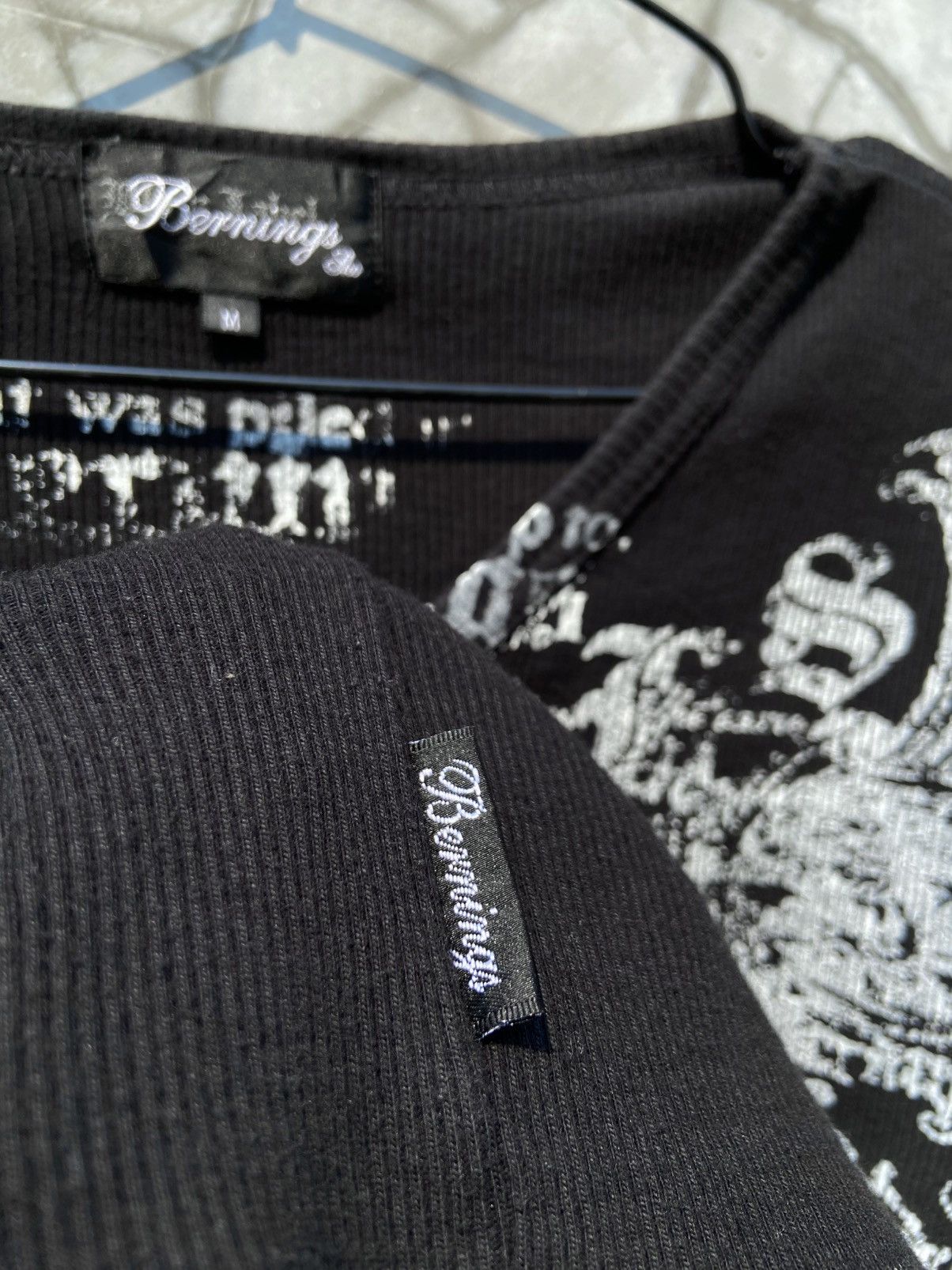 Hysteric Glamour × If Six Was Nine × Japanese Brand Offer‼️ Bernings Sho Affliction Punk Poem Vkei Wings Thermal Size US M / EU 48-50 / 2 - 8 Thumbnail