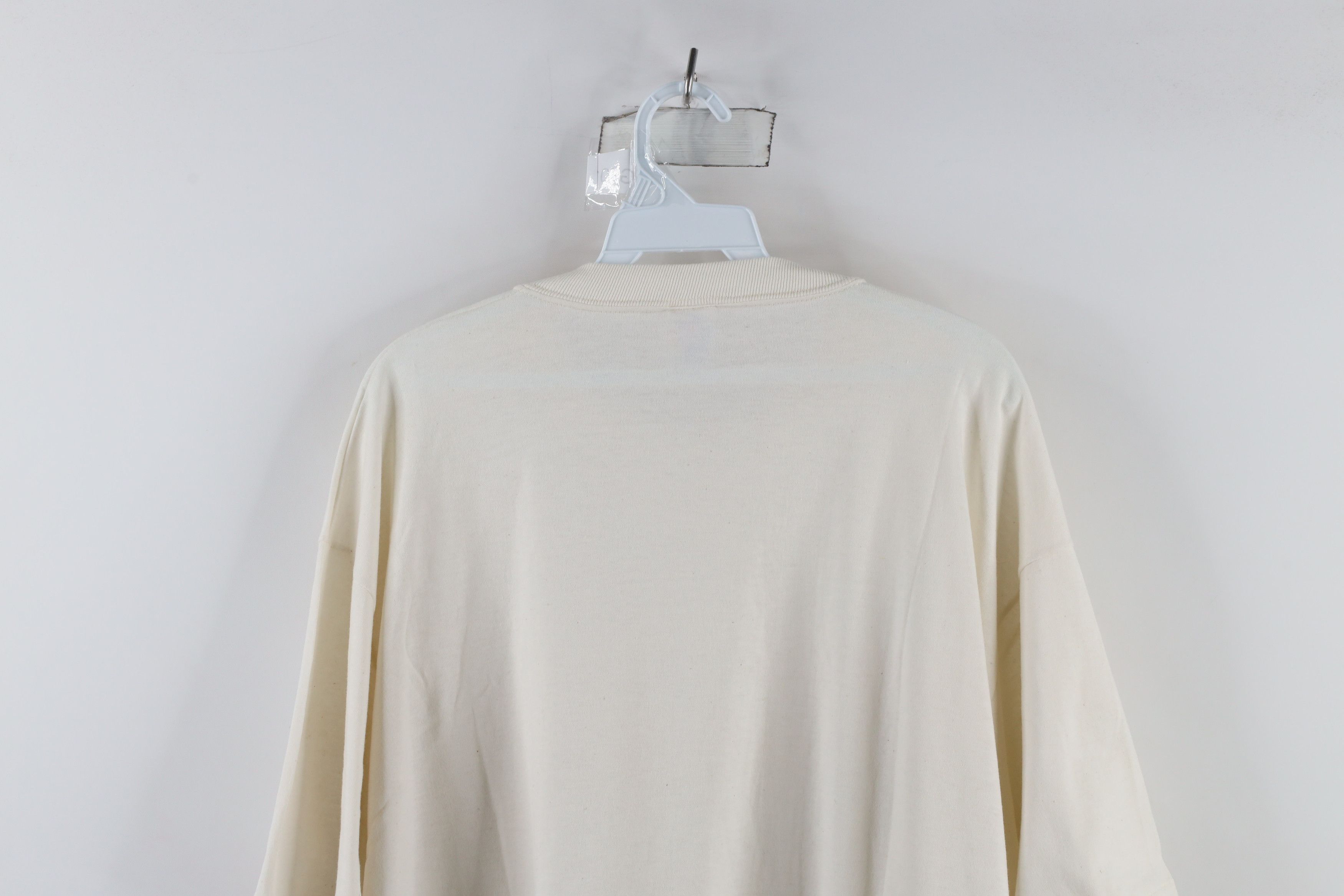 Vintage Vintage 90s Streetwear Short Sleeve T-Shirt Off White USA Size US XXL / EU 58 / 5 - 8 Thumbnail