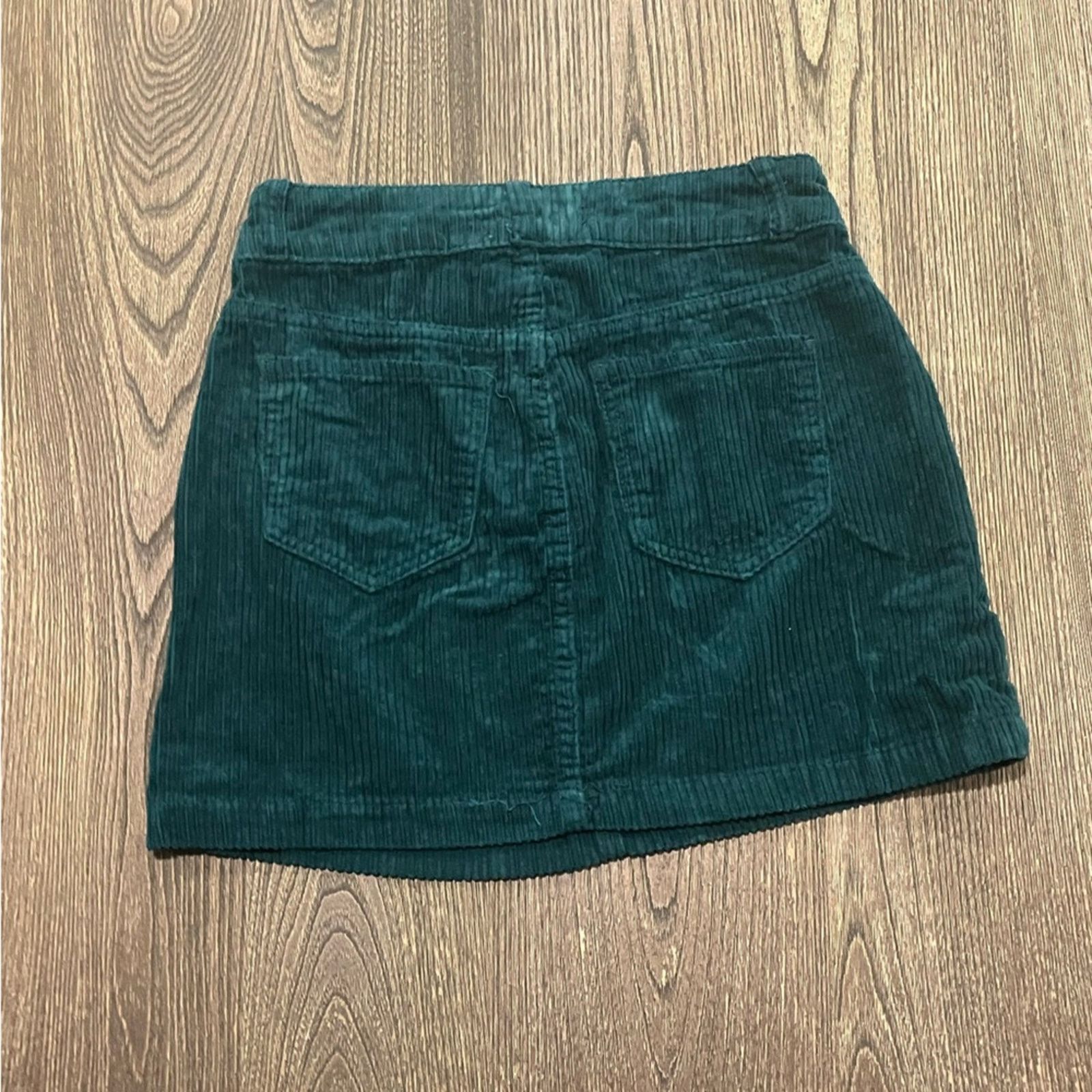 Pacsun PacSun Womens A-Line Corduroy Mini Skirt High Rise Cotton 26 Size 26" / US 2 / IT 38 - 7 Thumbnail