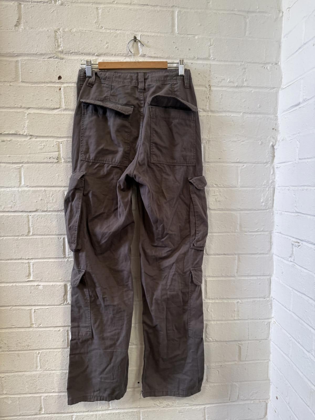 Unknown London Men's Brown Cargo Pants with Multiple Pockets Size US 32 / EU 48 - 3 Thumbnail