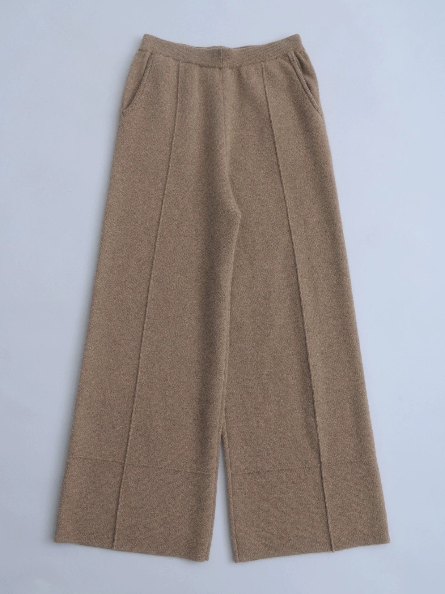 Loro Piana Loro Piana Baby Cashmere Knit Wide-Leg Trousers Size 40 Size 27" / US 4 / IT 40 - 8 Thumbnail