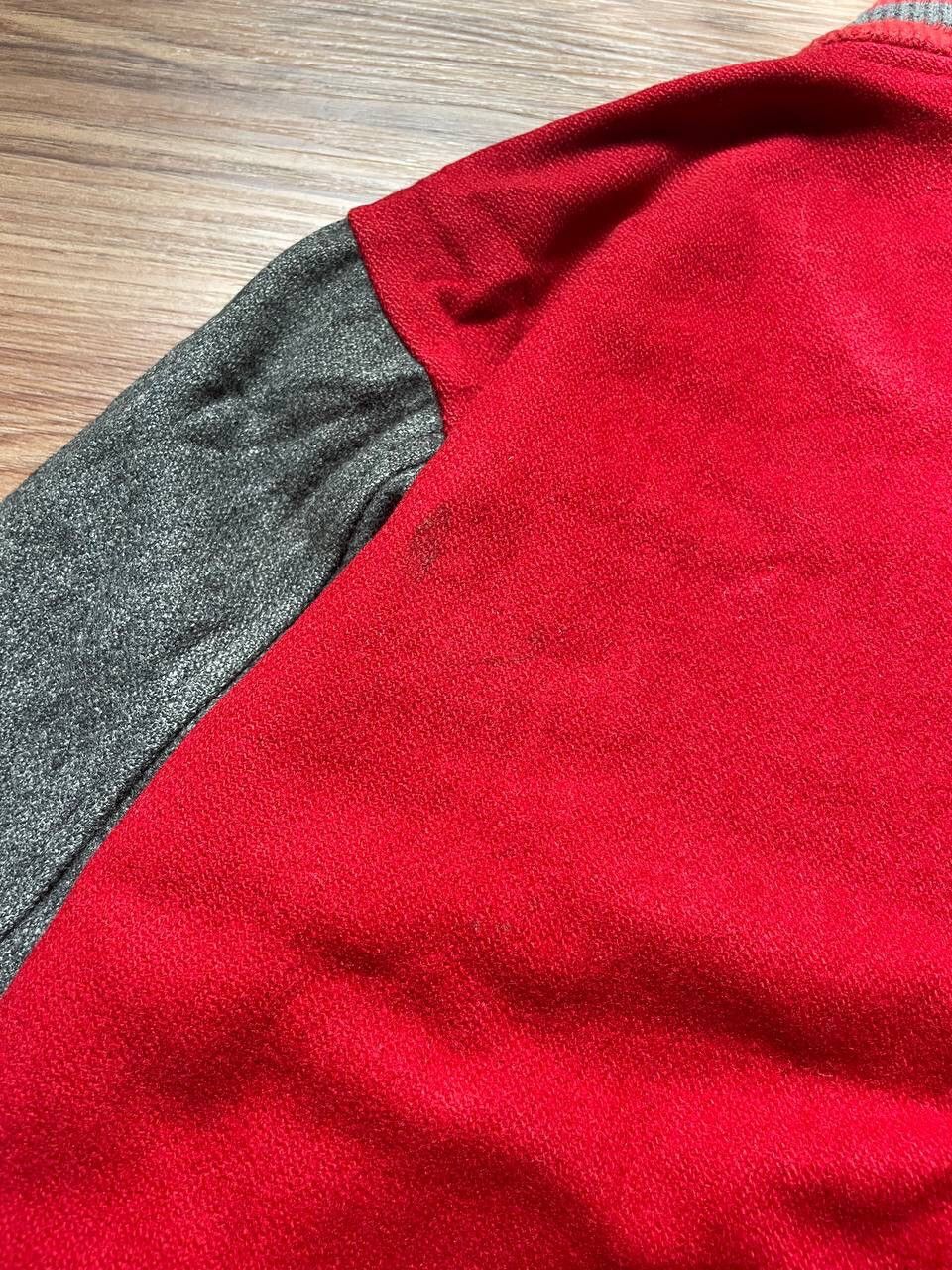 Japanese Brand × Vintage Vintage Varsity Jacket Big Logo Cotton Jacket Size US M / EU 48-50 / 2 - 9 Thumbnail