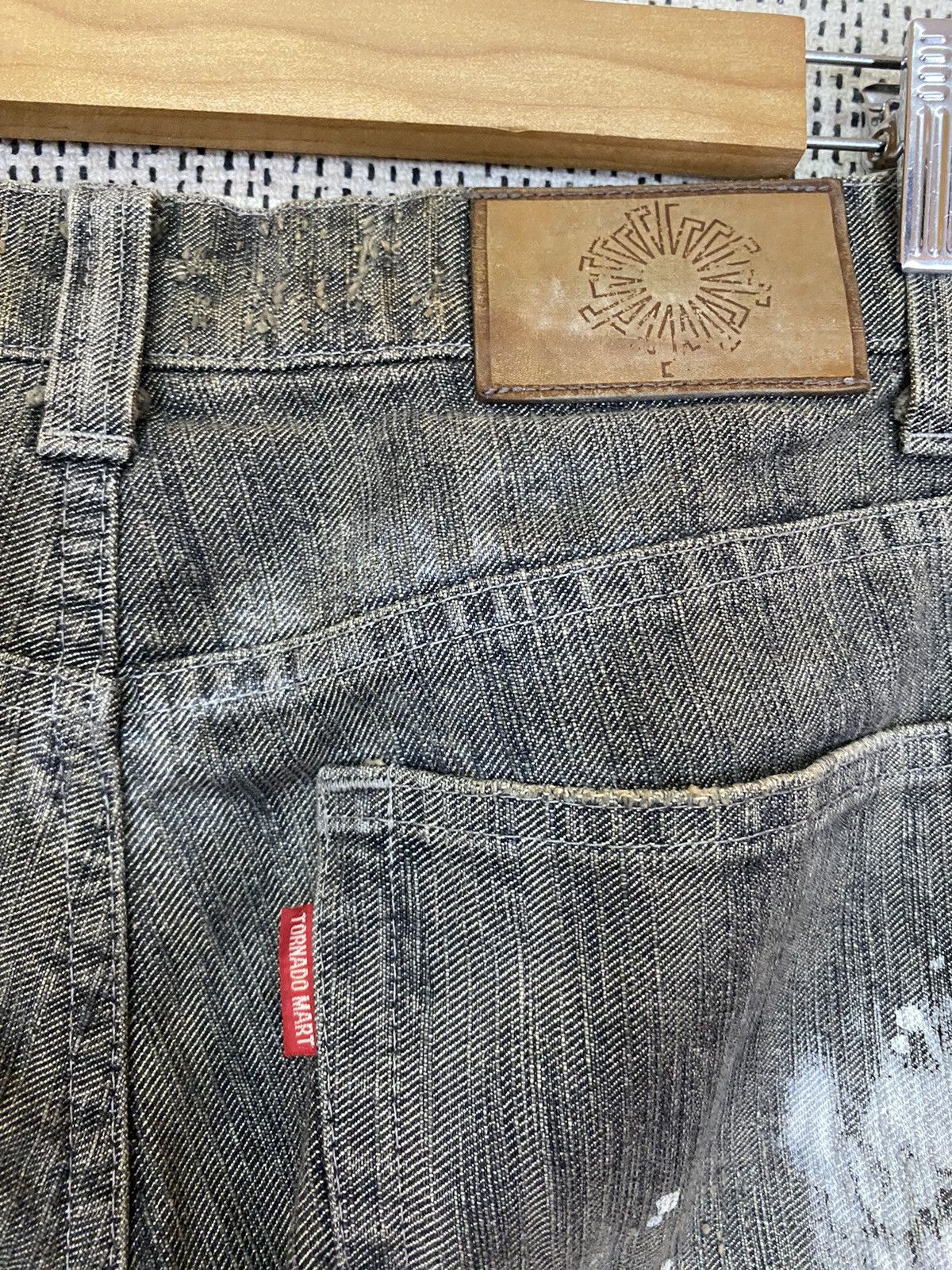 Tornado Mart Vintage tornado mart flared denim split colour distressed Size US 30 / EU 46 - 7 Thumbnail