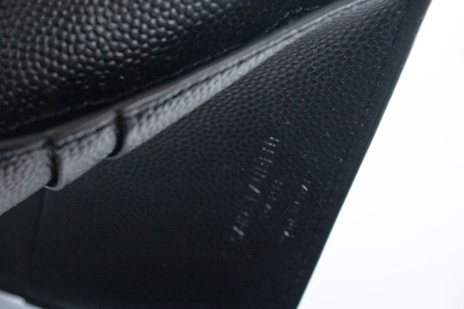 Saint Laurent Paris Saint Laurent, grained leather wallet Size ONE SIZE - 4 Thumbnail