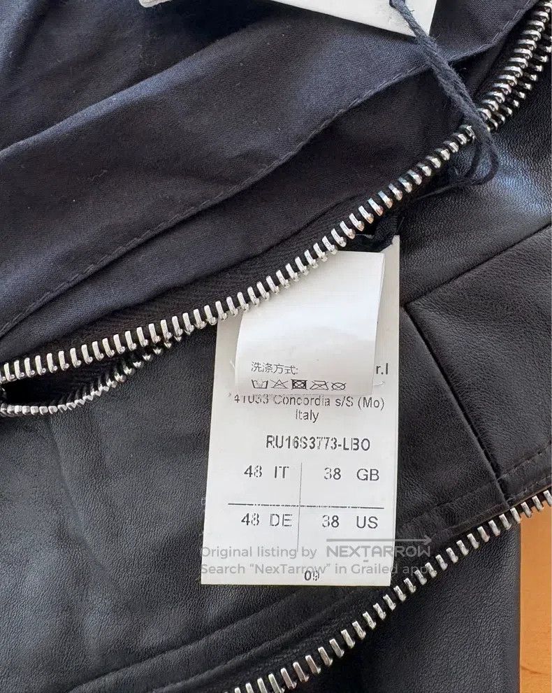 Rick Owens RICK OWENS Slim Fit Leather Jacket - Leather Blazer Size US M / EU 48-50 / 2 - 8 Thumbnail