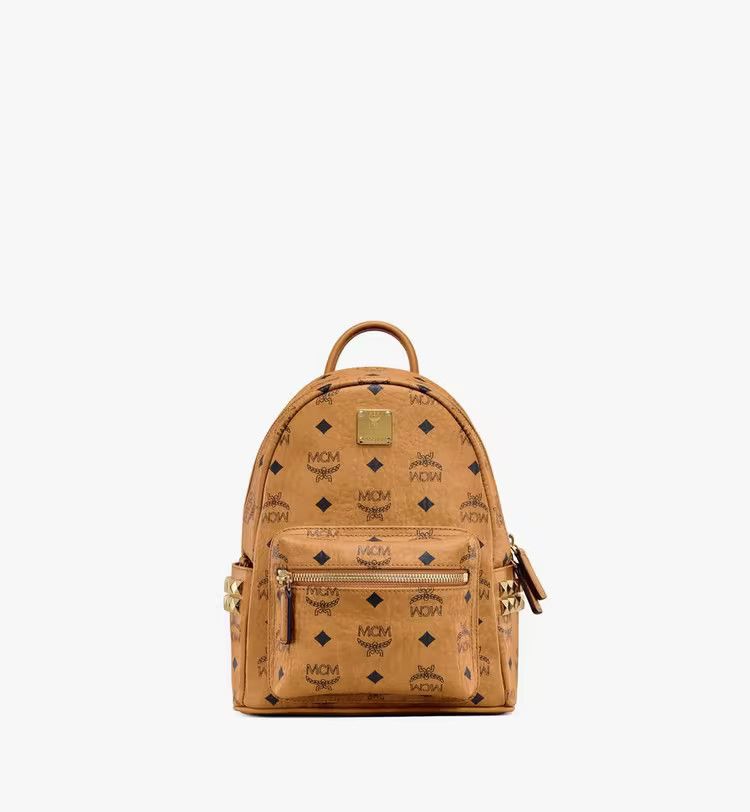 MCM o1mt1gz0326 Size: OS / Small Mini Backpack in Brown/Black Size ONE SIZE - 1 Thumbnail