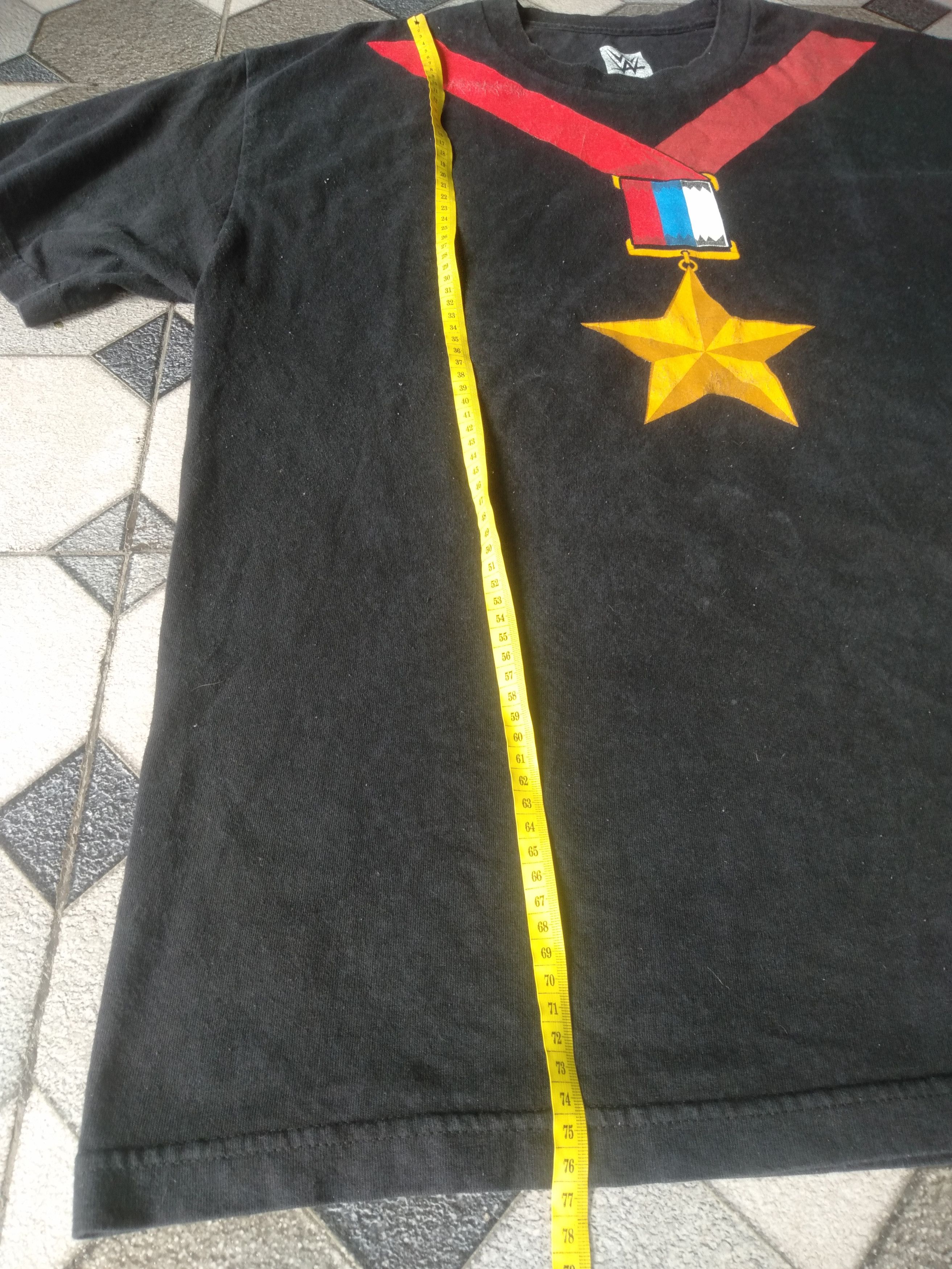 Vintage WWE Shirt Men Black Rusev Crush Wrestling Short Sleeve Size US XL / EU 56 / 4 - 5 Thumbnail