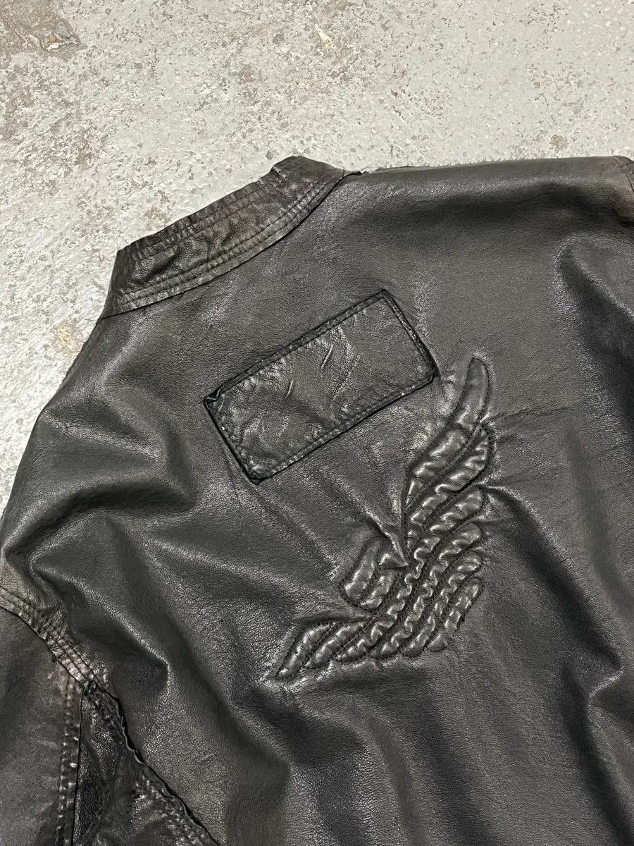 Emporio Armani AW2005 Emporio Armani Black Leather Eagle Jacket Size US M / EU 48-50 / 2 - 7 Thumbnail