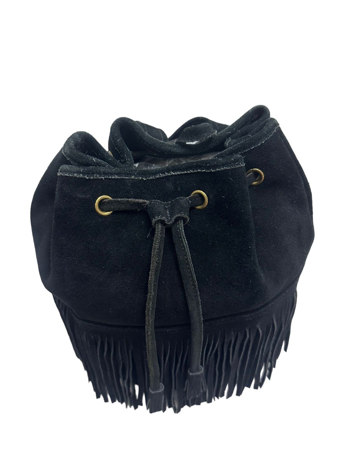 Genuine Leather × Japanese Brand Vintage SAC Leather Fringe Rucksack Backpack Size ONE SIZE - 6 Thumbnail
