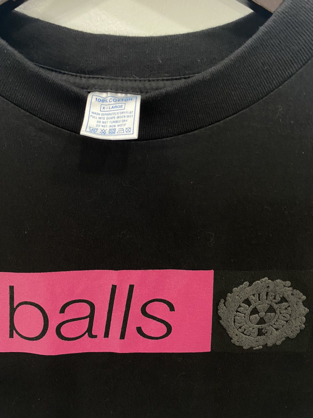 Band Tees 💥VINTAGE 90s Ned's Atomic Dustbin Balls indie punk shirt Size US XL / EU 56 / 4 - 4 Thumbnail