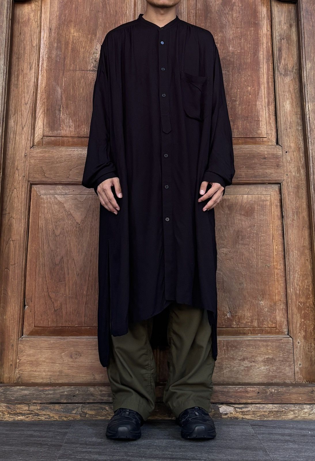 Yohji Yamamoto FREE TAX! SYTE Rayon Hybrid Long Shirt Dreas Size M / US 6-8 / IT 42-44 - 1 Thumbnail