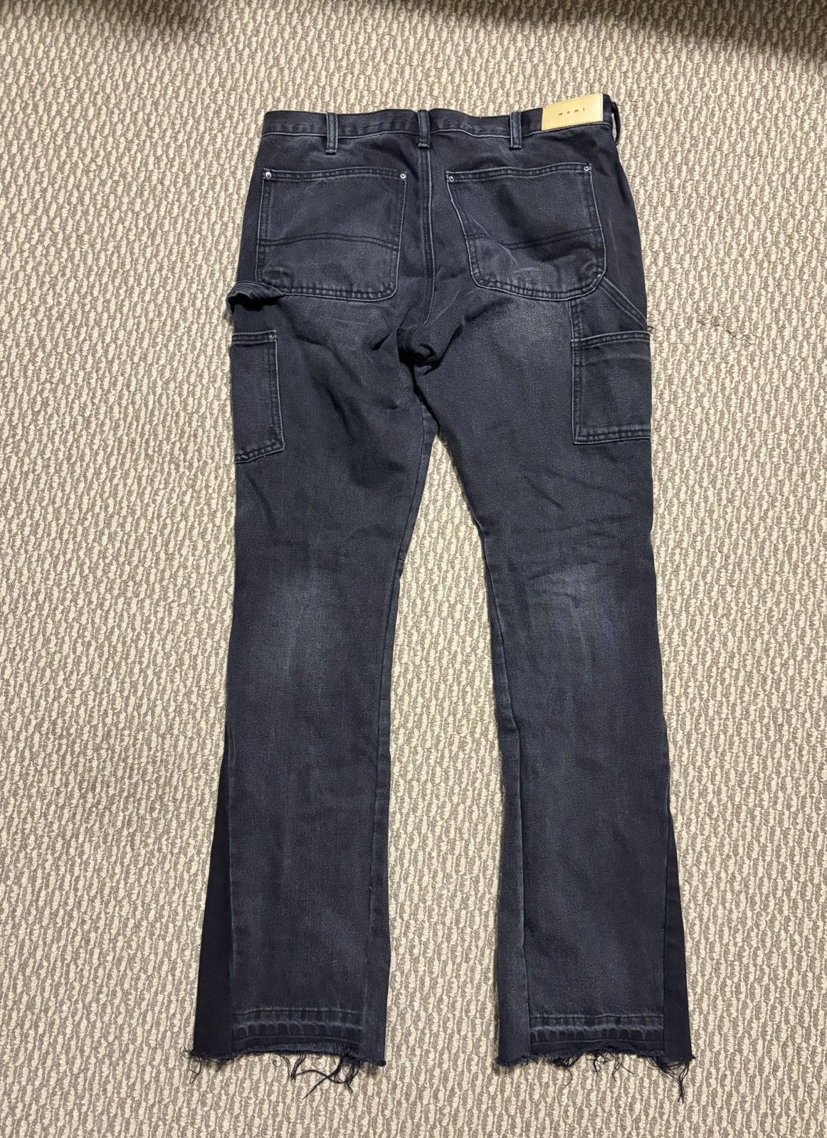 MNML MNML B118 Work Flare Denim Double Knee Carpenter Size US 31 - 2 Thumbnail