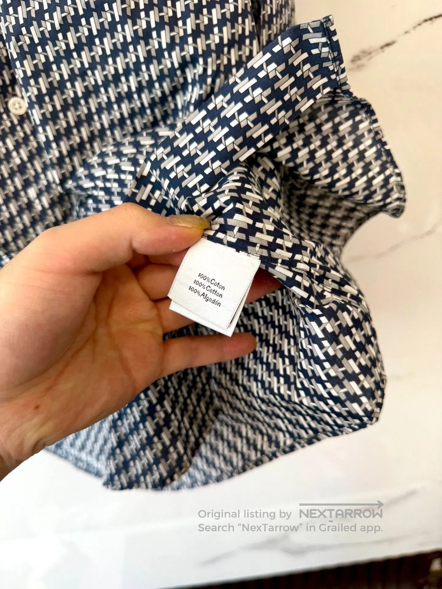 Hermes hermes printed long sleeve shirt. Size US L / EU 52-54 / 3 - 3 Thumbnail
