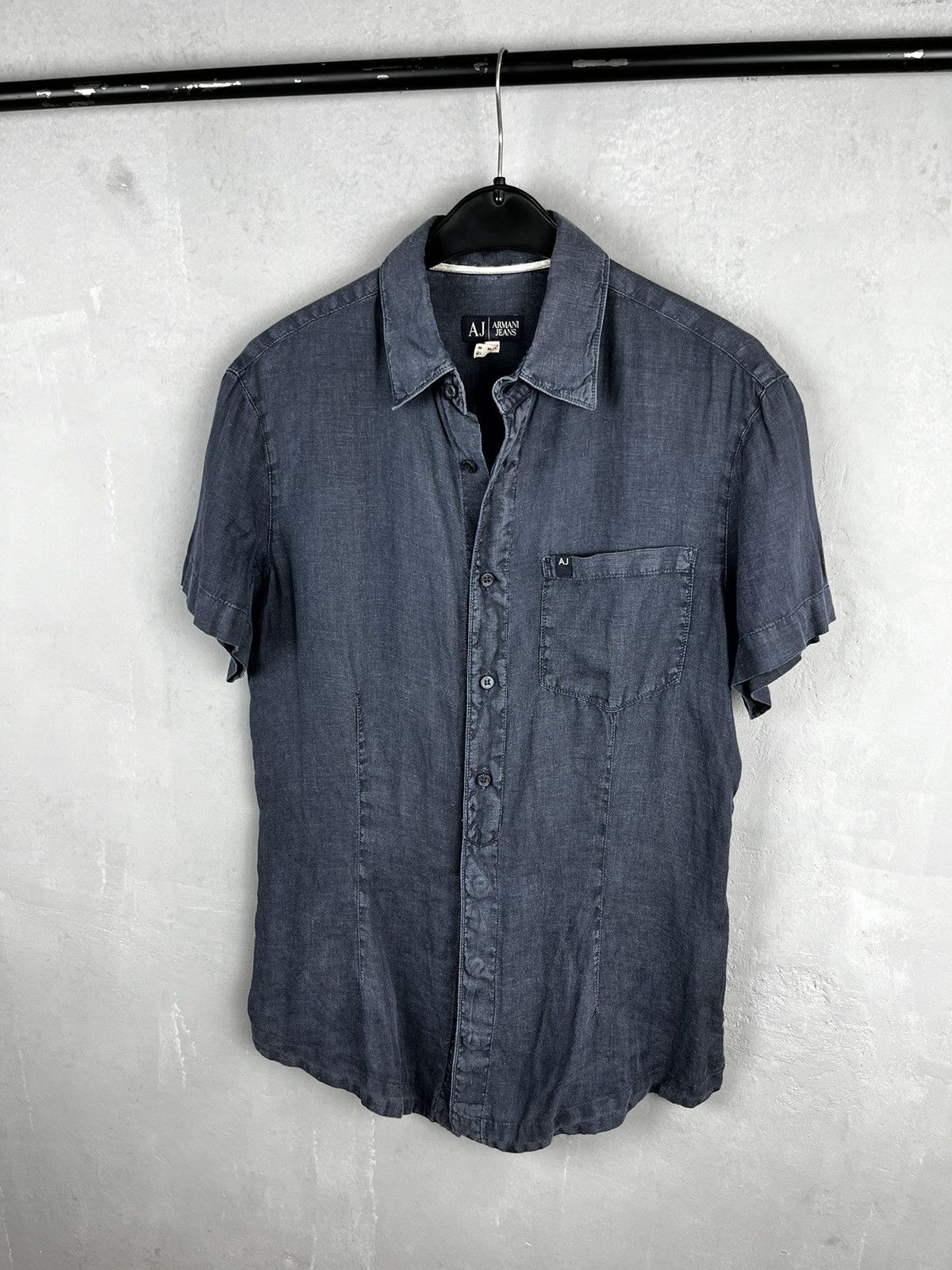 Armani × Giorgio Armani × Vintage Armani Lino shirt vintage Size US M / EU 48-50 / 2 - 3 Thumbnail
