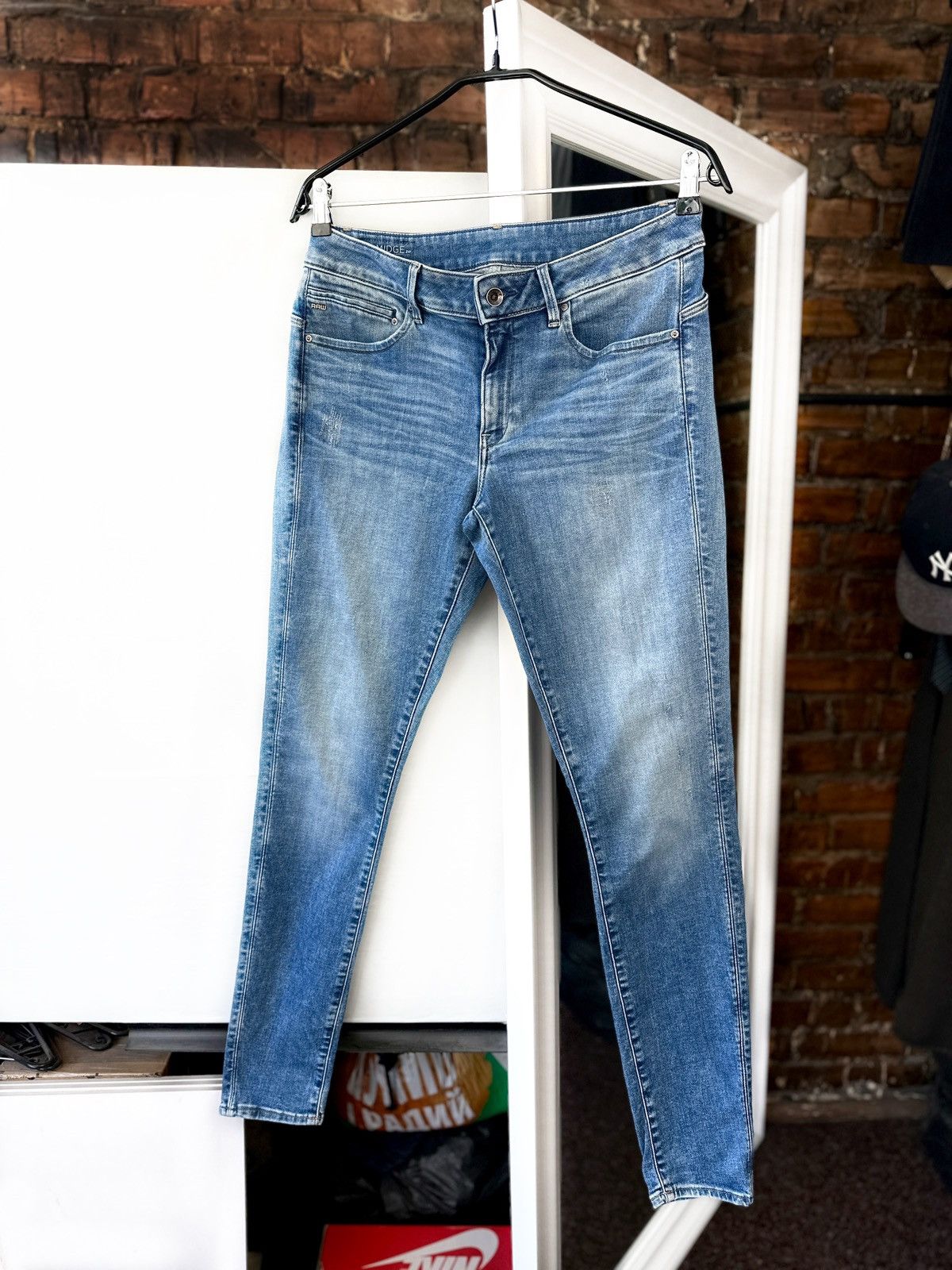 G-Star Women’s Jeans G-Star Raw Midge Zip Mid Skinny Blue Stretch Size 32" / US 10 / IT 46 - 6 Thumbnail