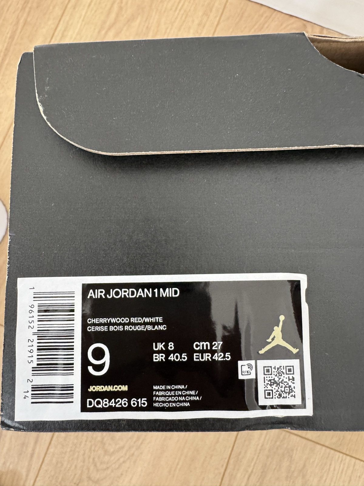Jordan Brand Nike Air Jordan Retro 1 Mid Uk 8.5 Size US 9 / EU 42 - 7 Thumbnail