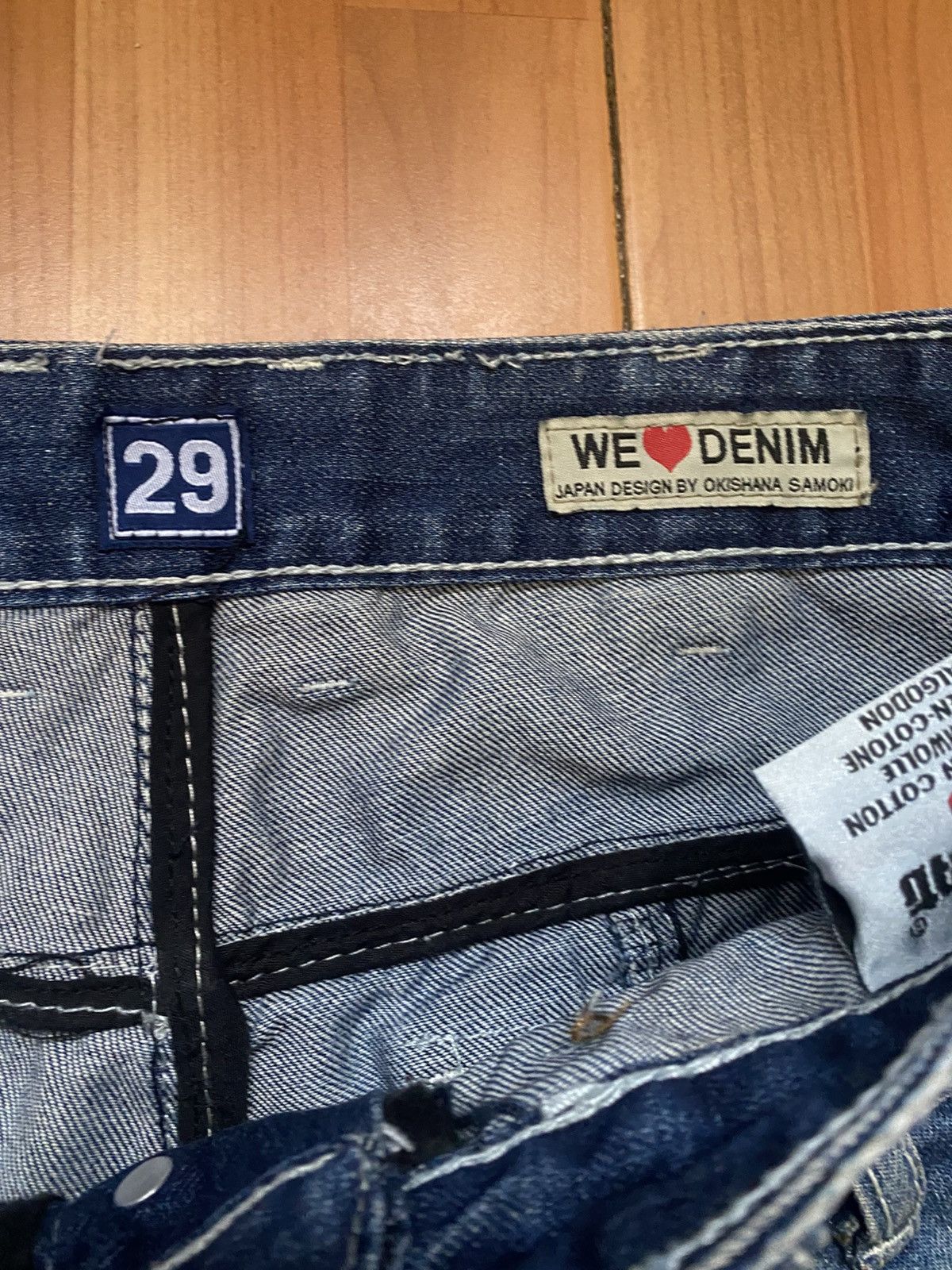 Japanese Brand JAPRAG JP1160 Japan Okishana Samoki Denim Blue Mens Jeans Size US 29 - 15 Thumbnail