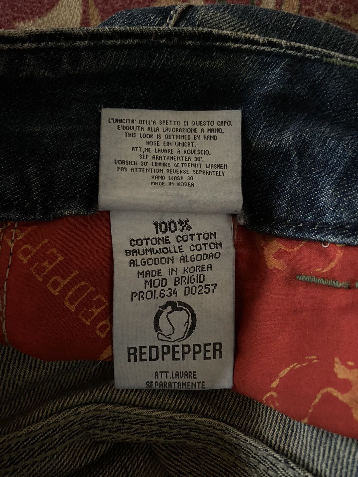 Japanese Brand Japanese Brand Red Pepper Jeans Distressed Denim Size US 29 - 15 Thumbnail