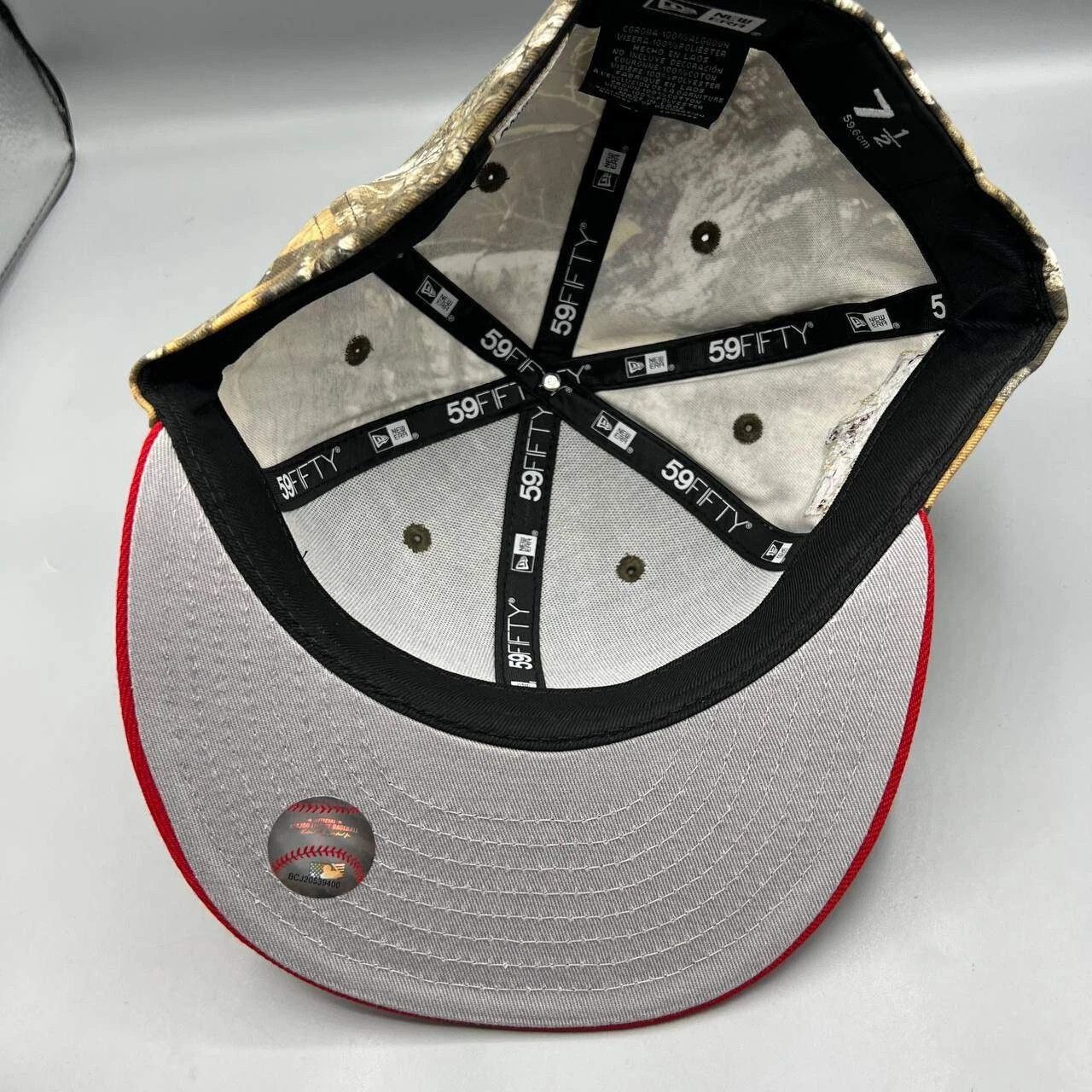 New Era Anaheim Angels Hat Men 7 1/2 Realtree Camo Fitted Cap Size ONE SIZE - 2 Thumbnail