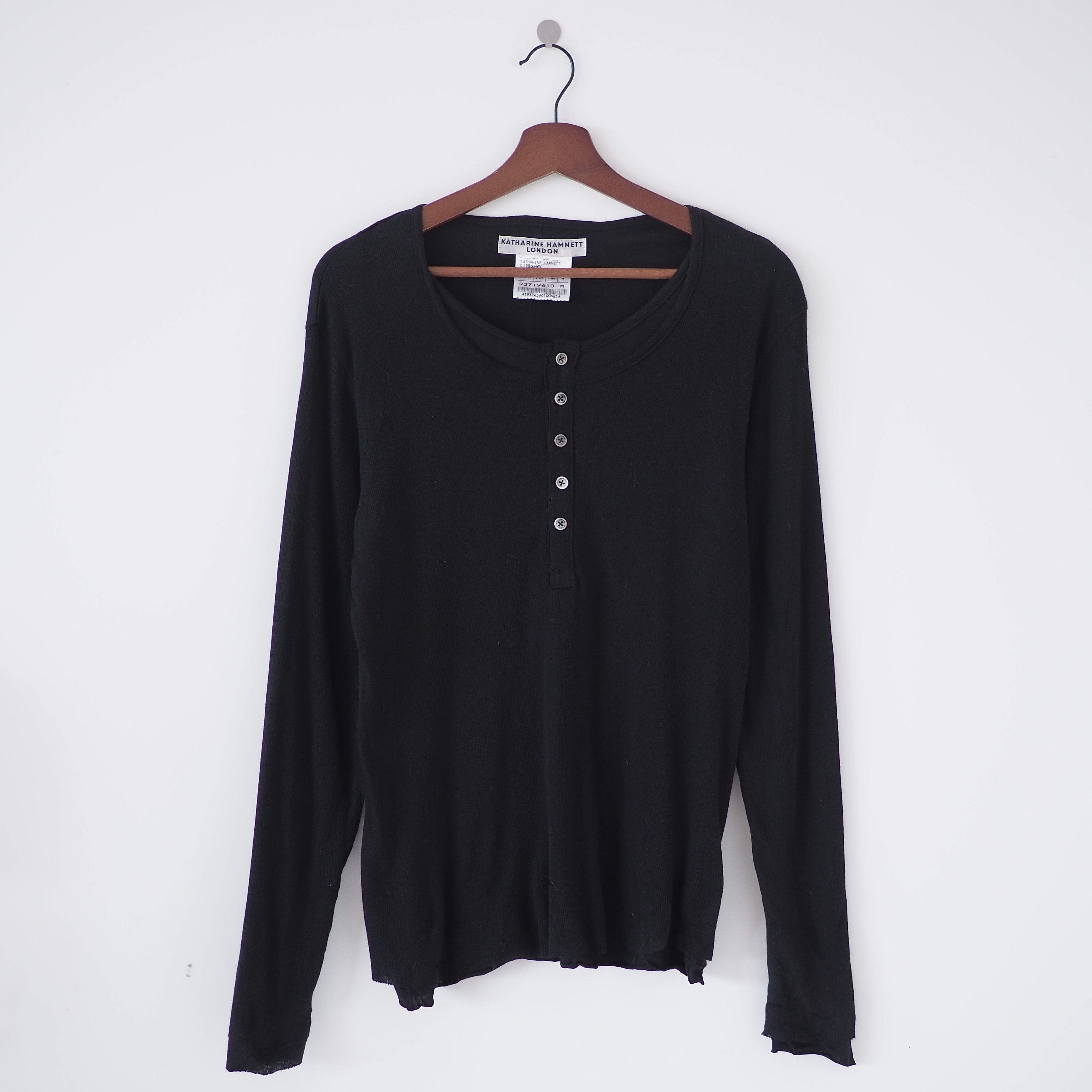 image of Avant Garde x Katharine Hamnett London Katherine Hamnett Cut & Sewn Layered Long Sleeve T-Shirt in 