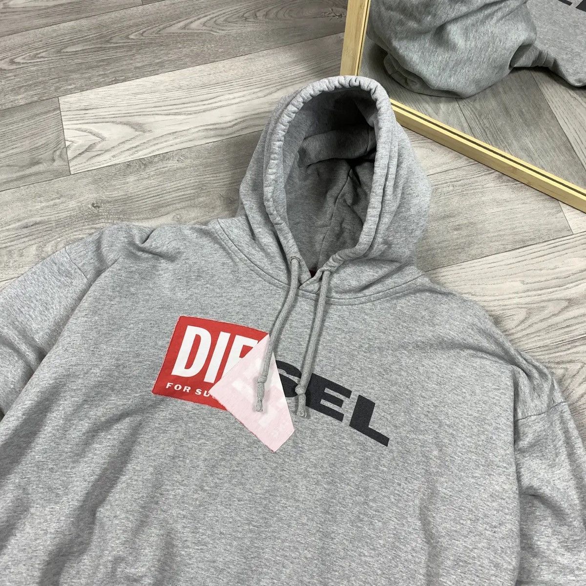 Diesel Diesel vintage Y2K big logo baggy hoodie Size US XL / EU 56 / 4 - 3 Thumbnail