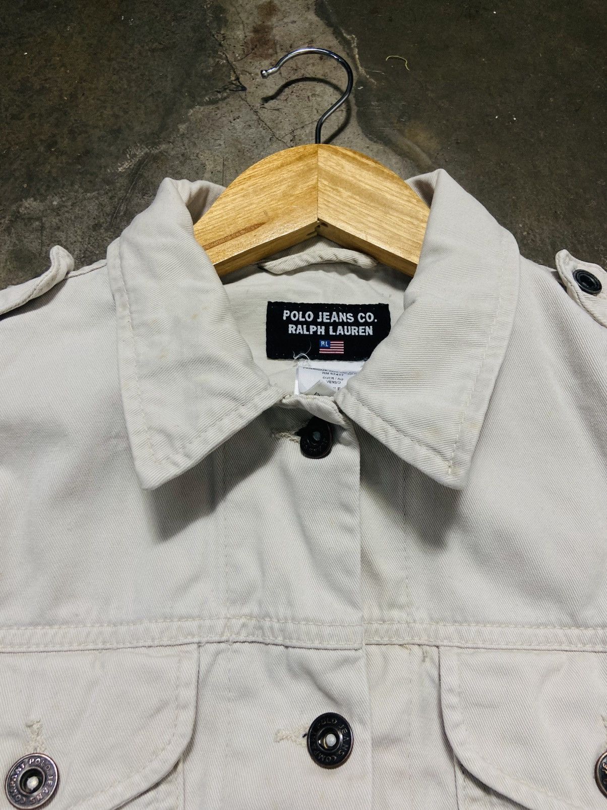 Polo Ralph Lauren Vintage Polo Jeans Ralph Lauren Cargo Jacket Size S / US 4 / IT 40 - 8 Thumbnail