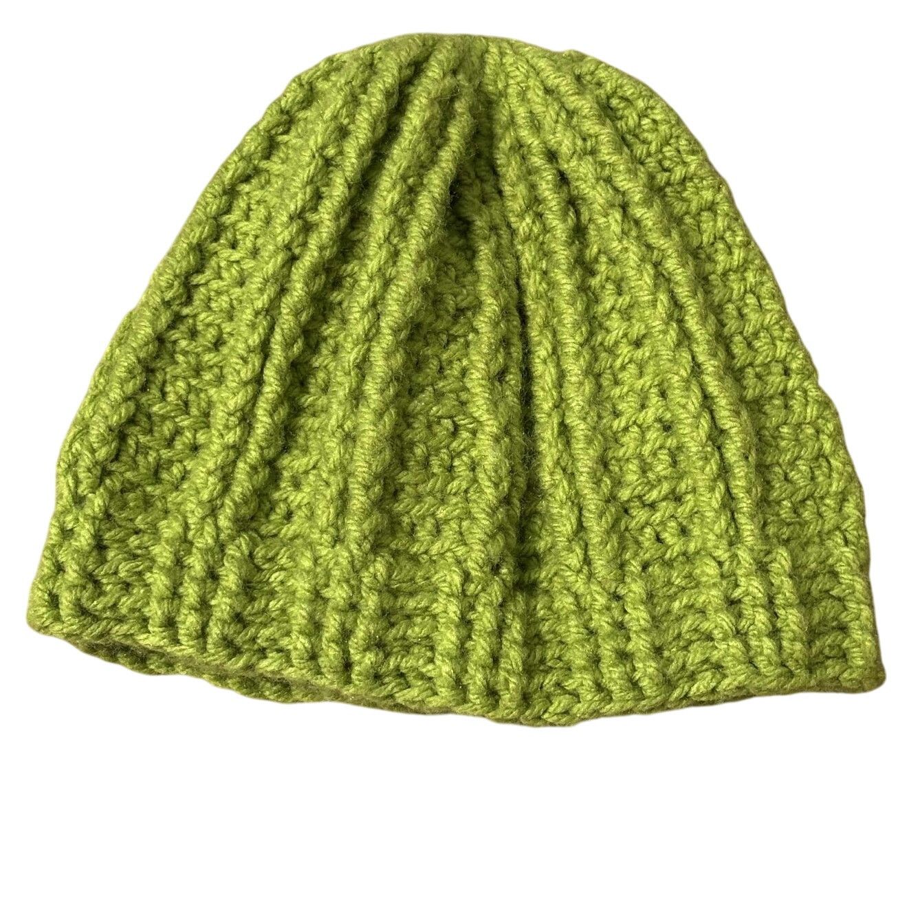 Other Green Knitted Beanie Size ONE SIZE - 3 Thumbnail