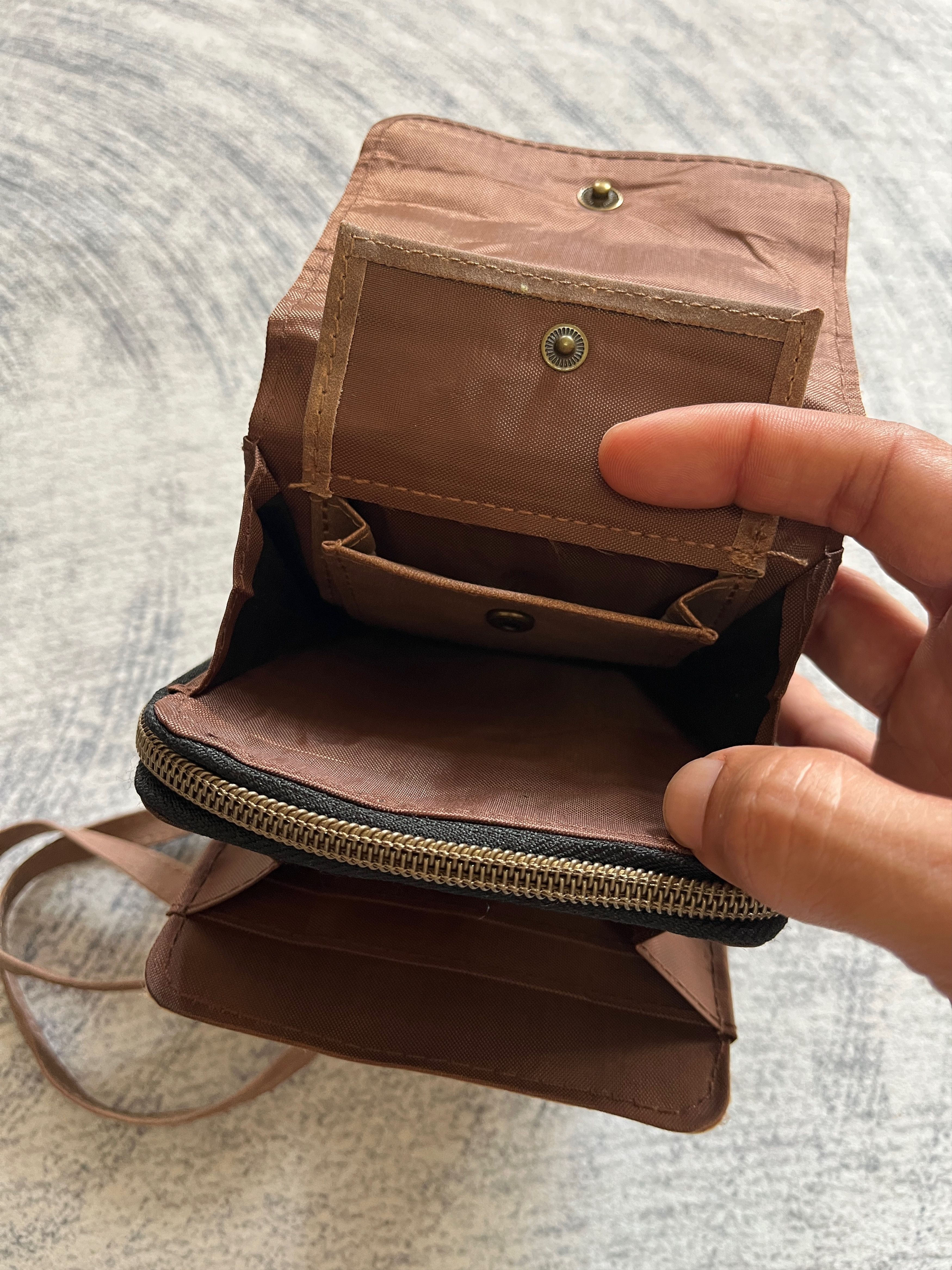 NANO universe Nano Universe Suede Leather Small Size Sling Bag Size ONE SIZE - 5 Thumbnail