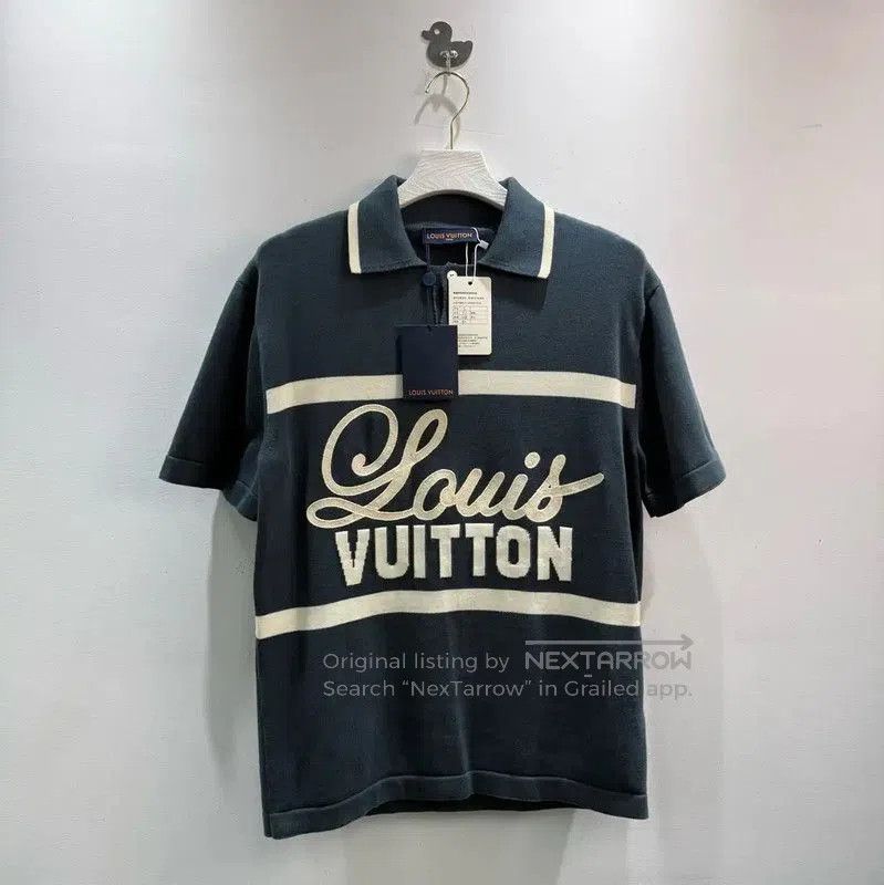 Louis Vuitton Louis Vuitton Men's Green Cotton Polo Shirt . Size US S / EU 44-46 / 1 - 1 Thumbnail