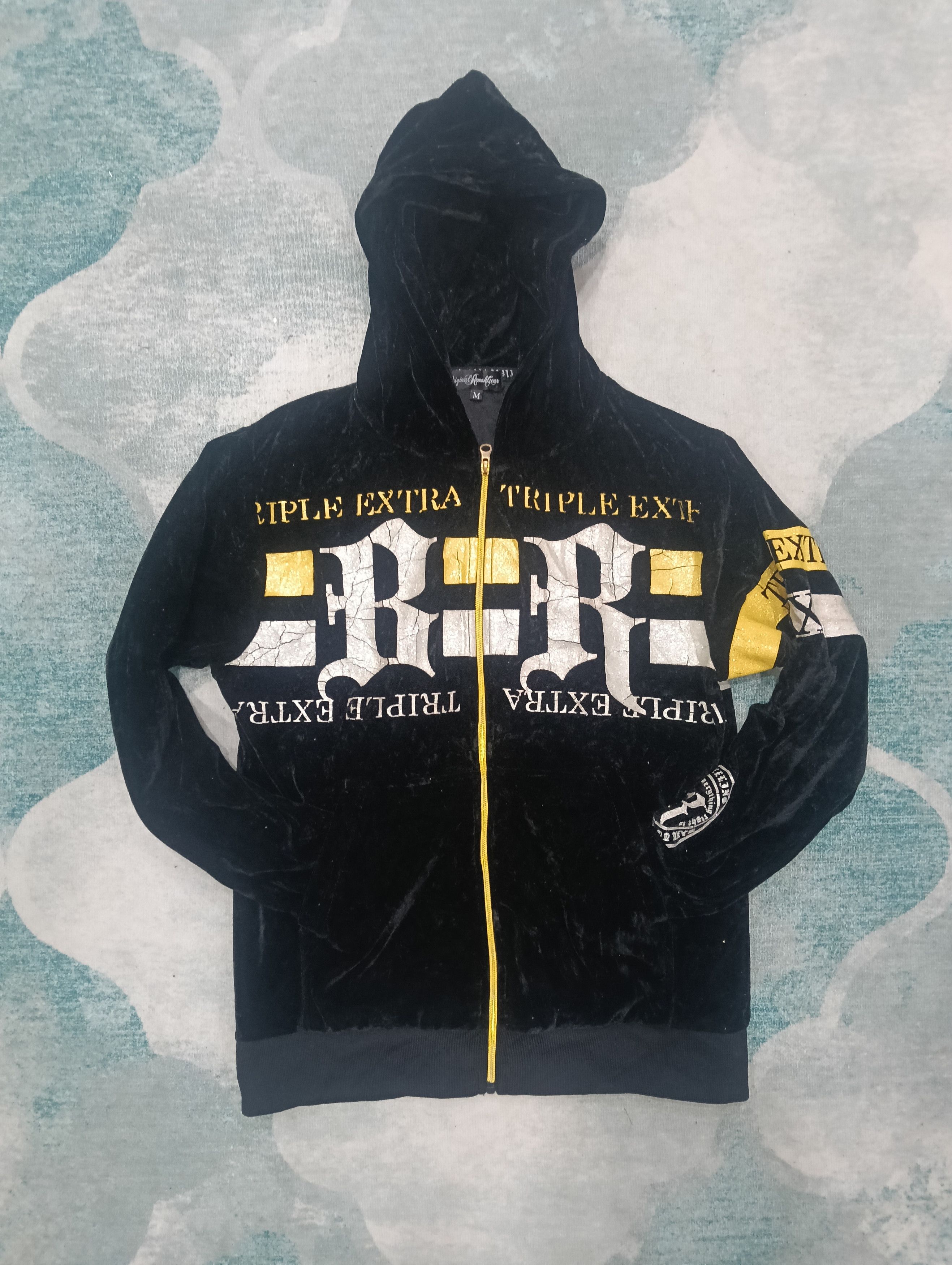 Hysteric Glamour × Japanese Brand Original Remark Gear Hooded Like Velvet Size US M / EU 48-50 / 2 - 2 Thumbnail