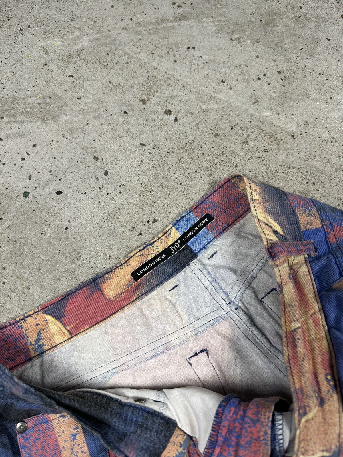 Japanese Brand × Vintage Vintage 90s American Flag Girl Print US Pants Rare Size US 30 / EU 46 - 9 Thumbnail