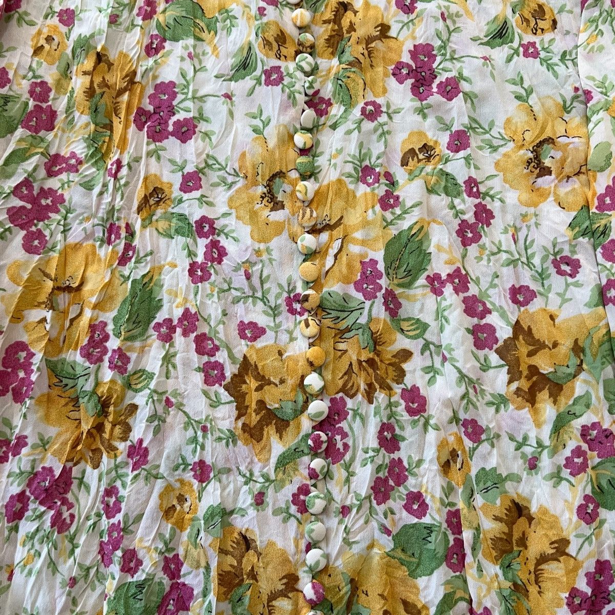 Dior Christian Dior 2000SS John Galliano Floral Silk Shirt Size XS / US 0-2 / IT 36-38 - 3 Thumbnail