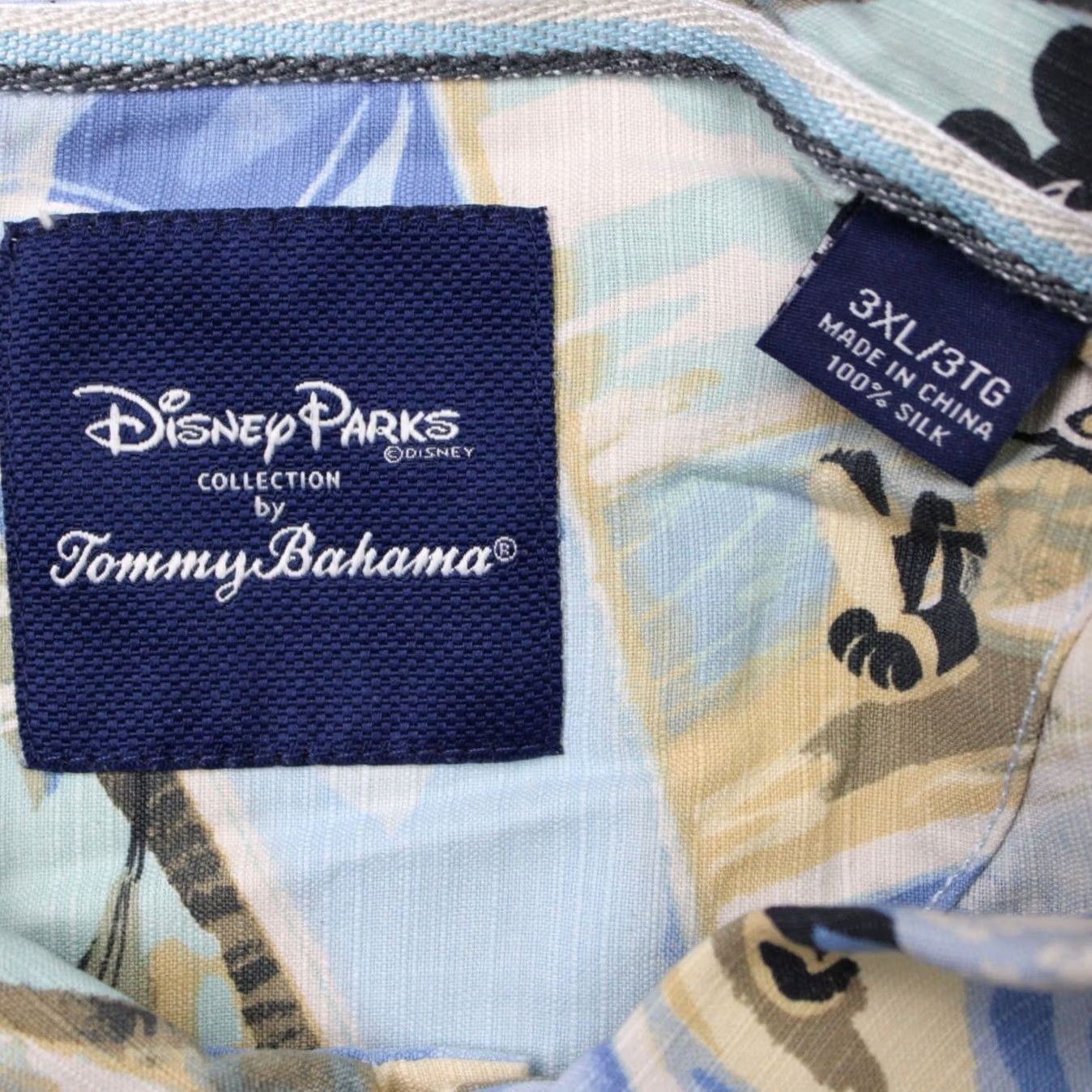 Tommy Bahama VINTAGE Tommy Bahama x Disney Parks Shirt Mens 3XL Blue Mickey Goofy Silk Hawaiian S/S Size US XXL / EU 58 / 5 - 7 Thumbnail