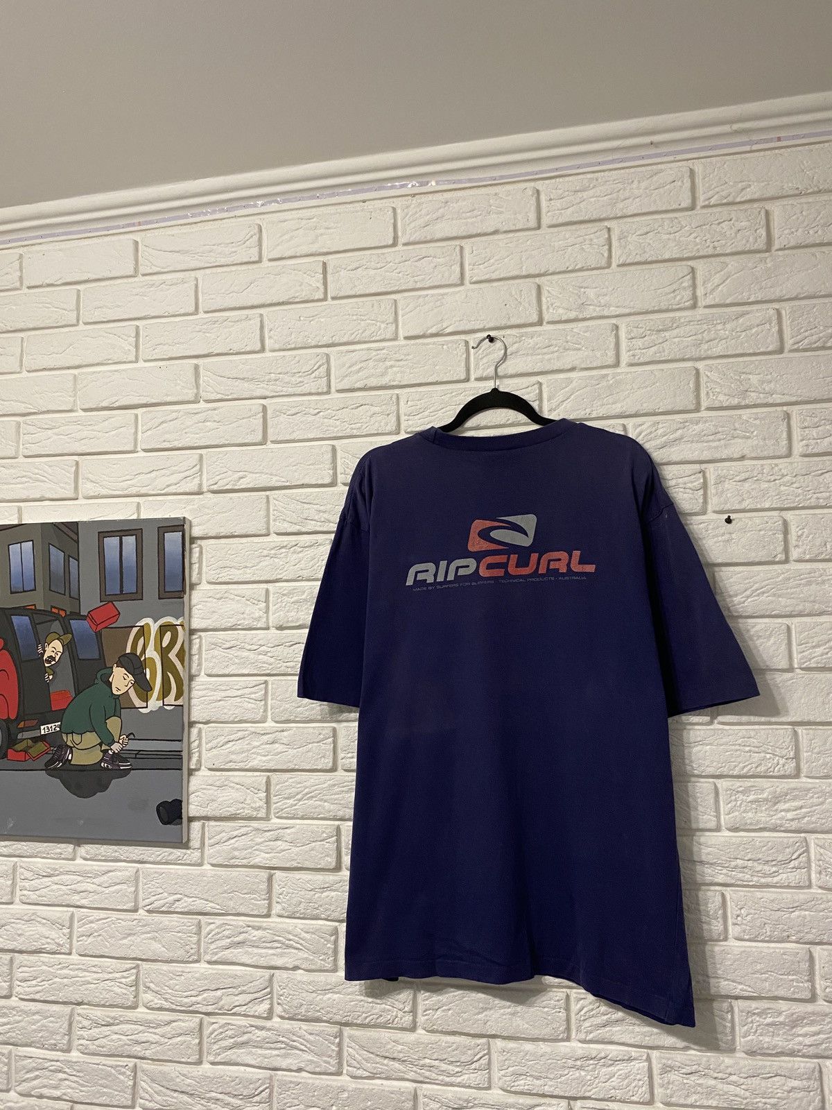 Rip Curl × Vintage Vintage T-Shirt Rip Curl Tee Shirt Surf Y2k Style Size US XL / EU 56 / 4 - 1 Thumbnail